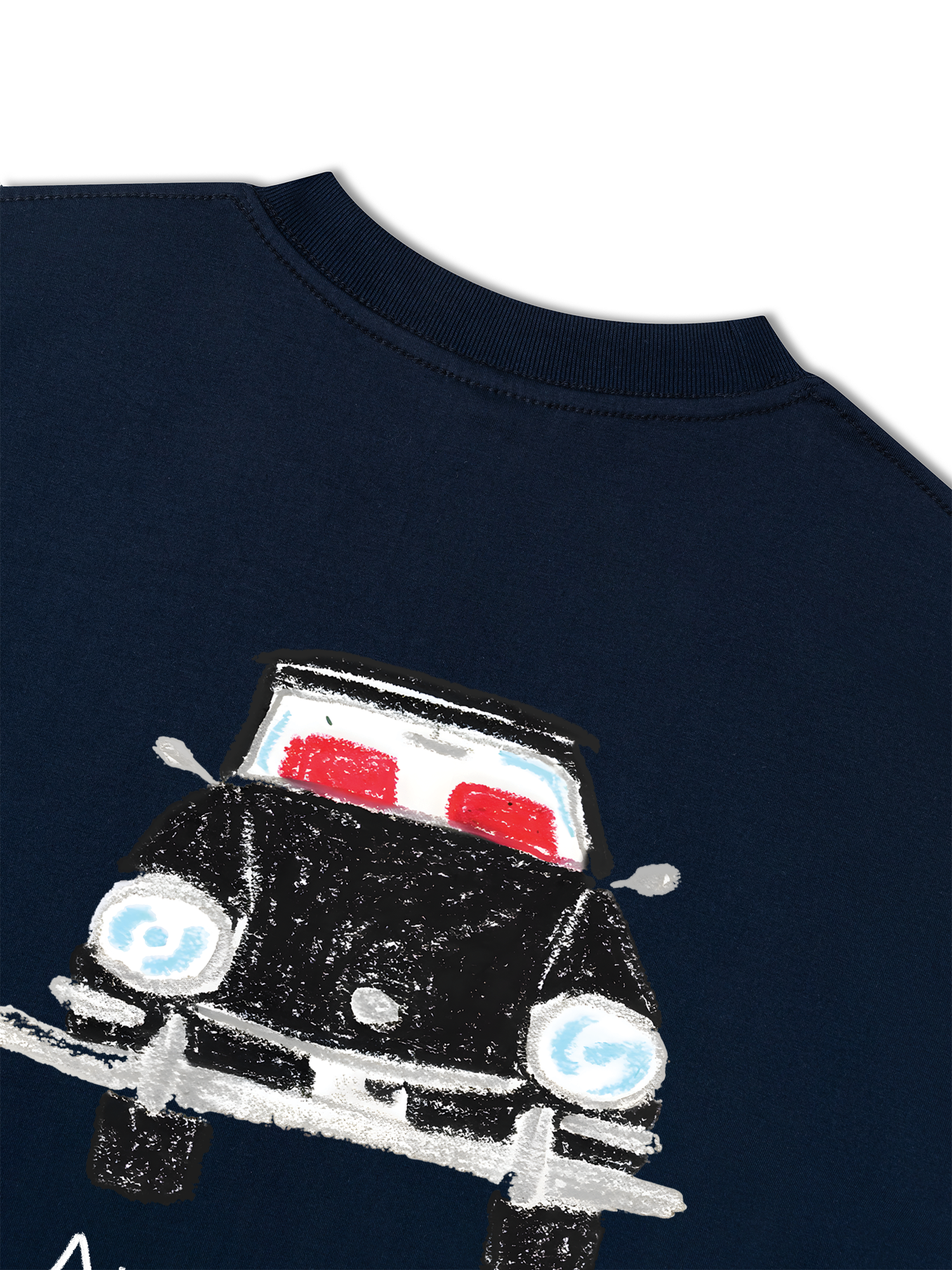 Áo Thun Relaxed Fit Classic Car Dream Crayon