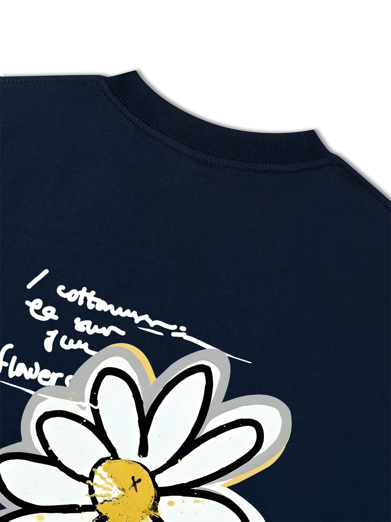 Áo Thun Relaxed Fit Floral Daisy Flower