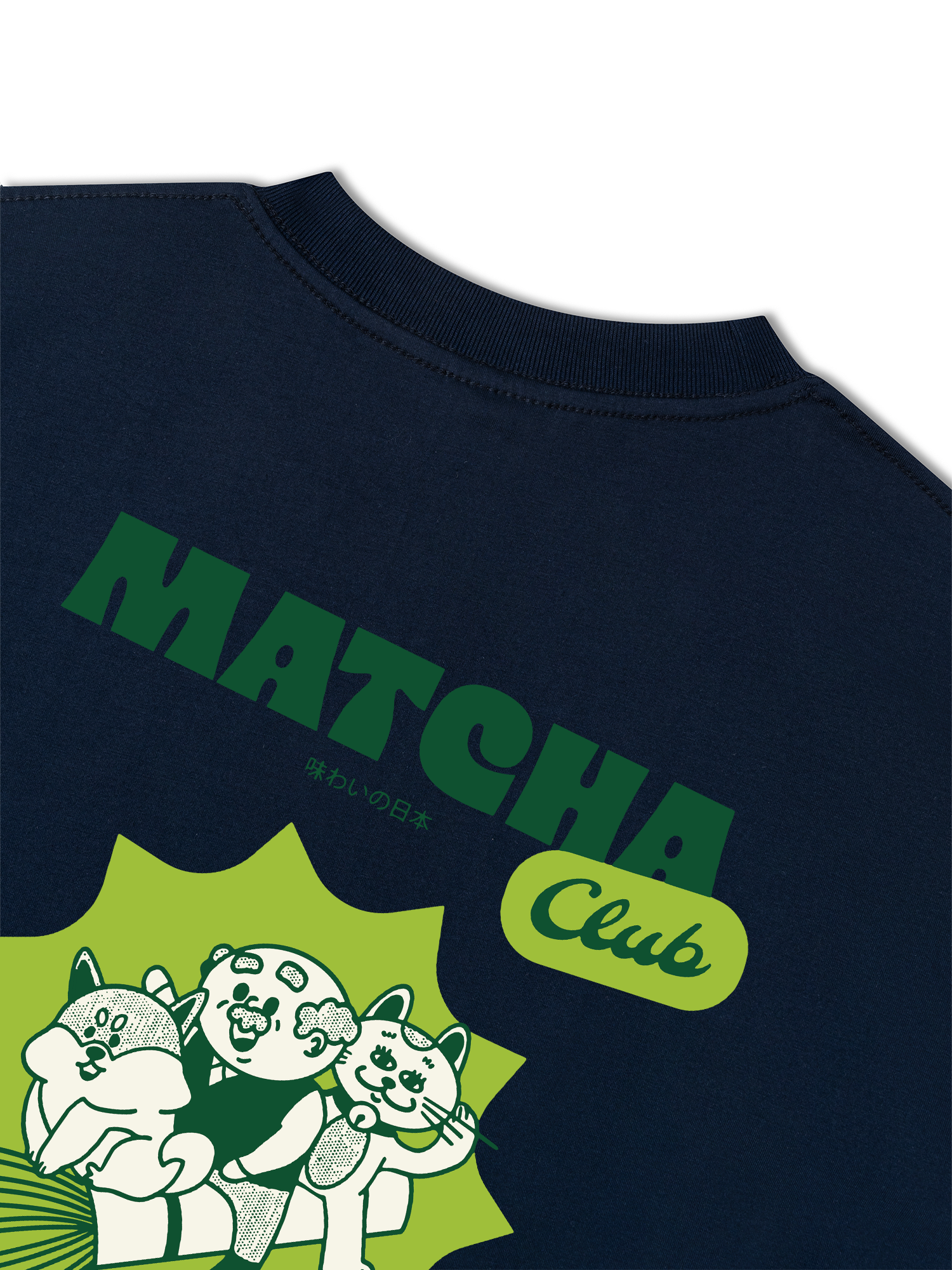 Áo Thun Relaxed Fit Daily Cup Matcha Club