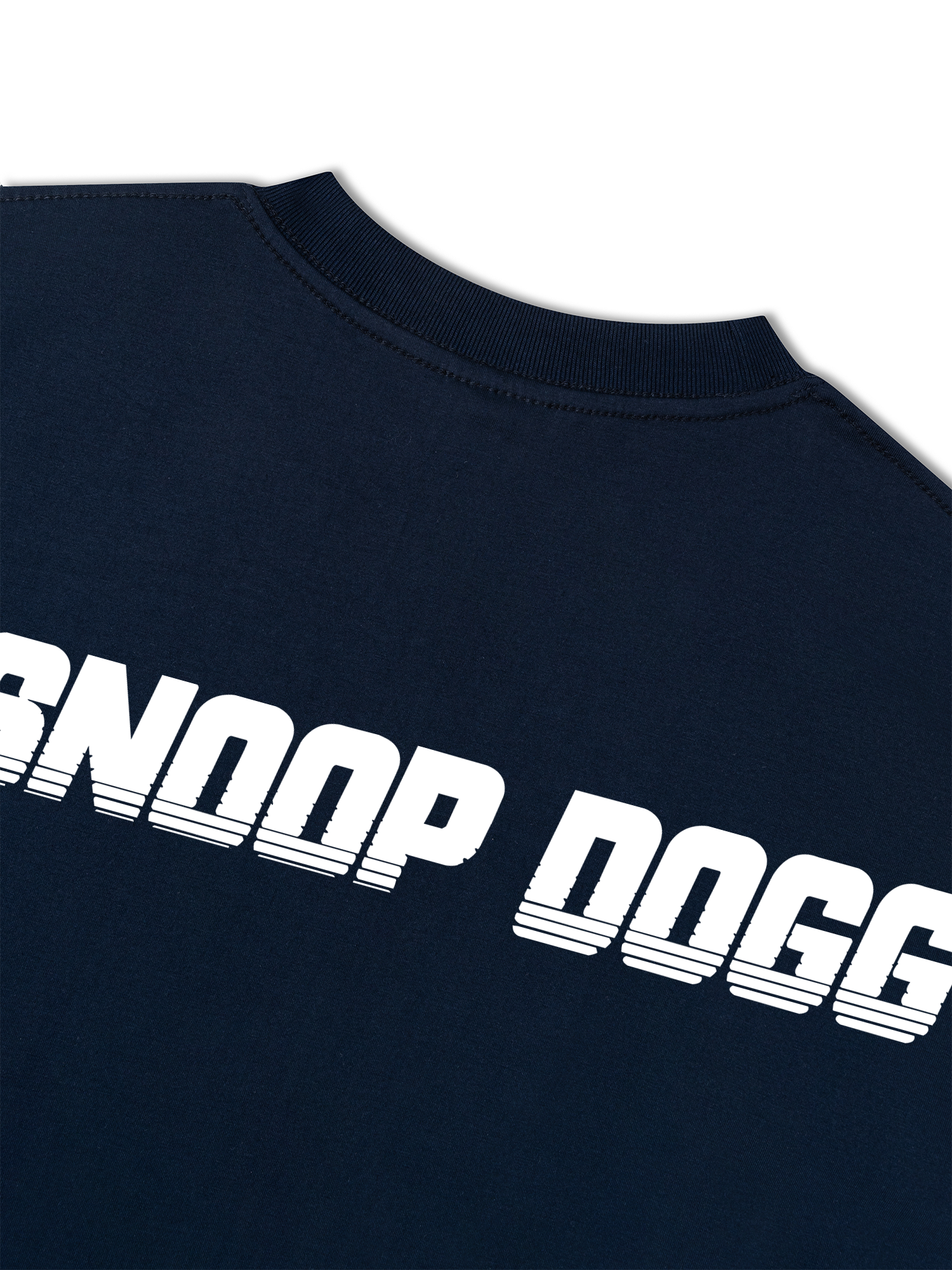 Áo Thun Relaxed Fit Rapper Black And White Snoop Dog