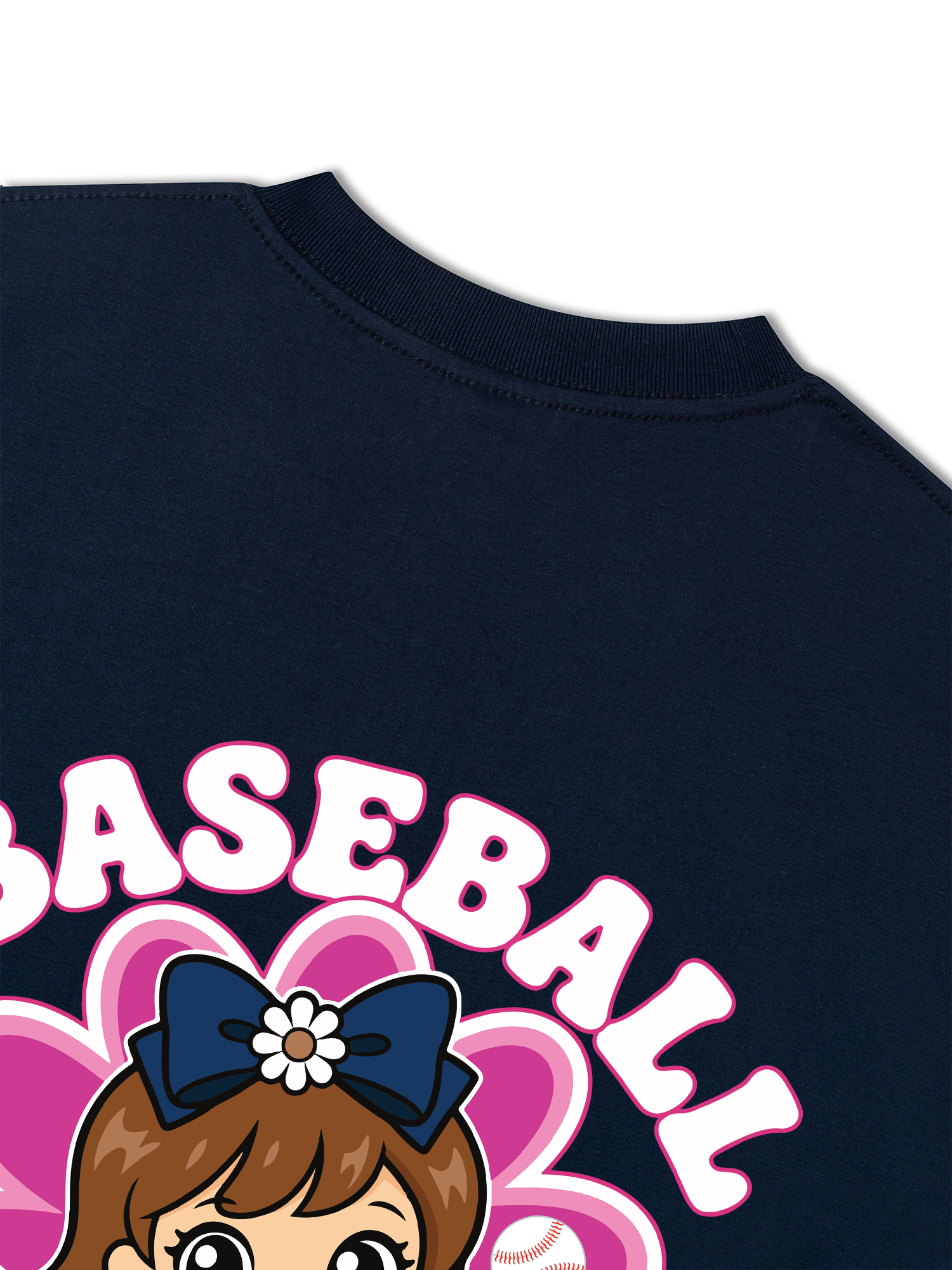 Áo Thun Relaxed Fit Baseball Pink SF