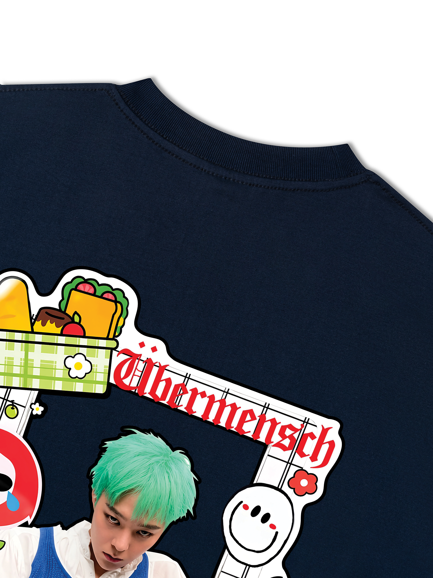 Áo Thun Relaxed Fit Idols G-Dragon Übermensch Frame