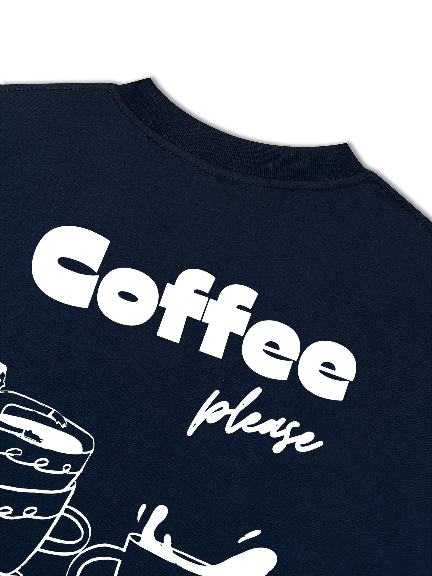 Áo Thun Relaxed Fit Daily Cup Coffee Please