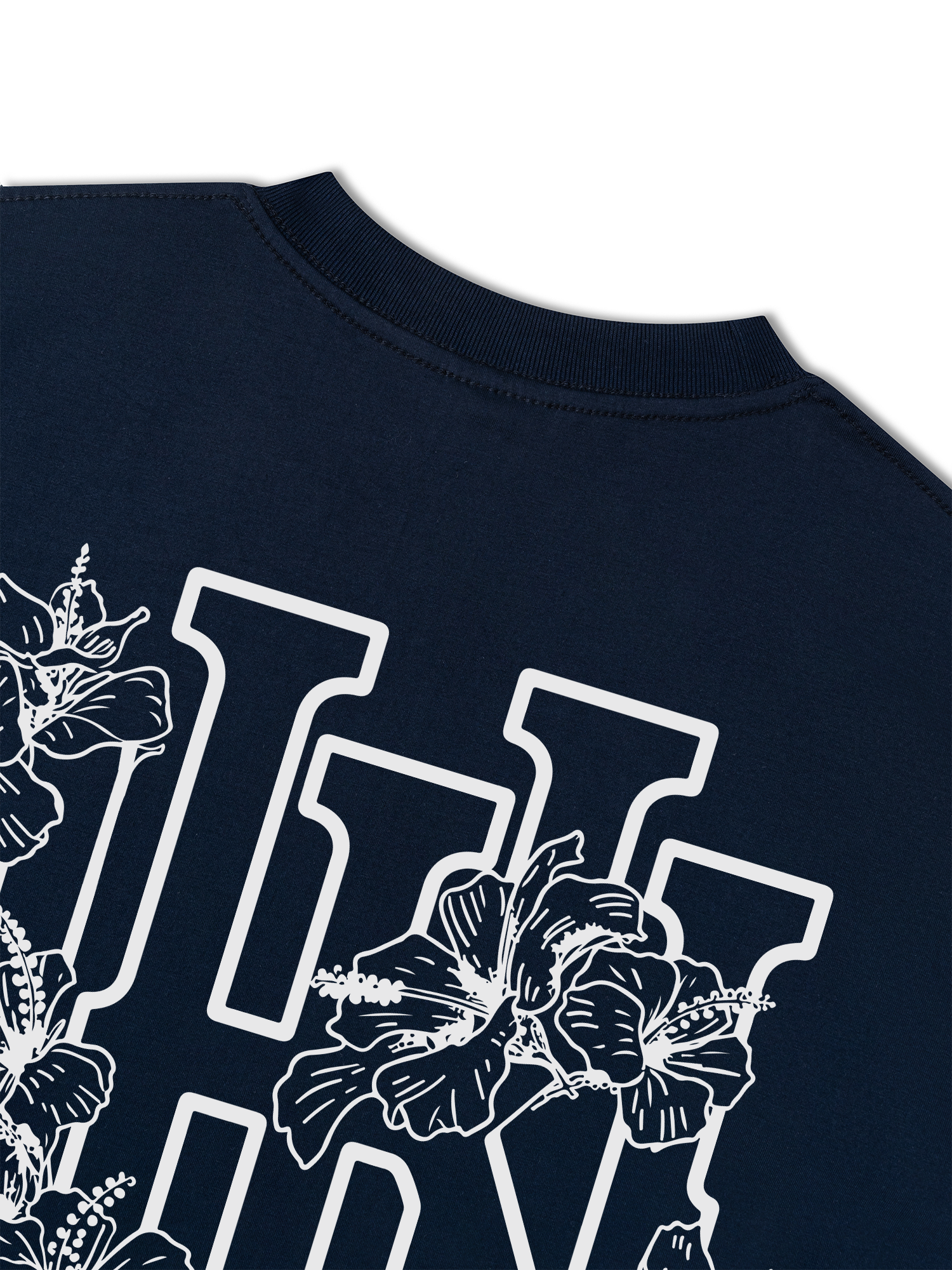 Áo Thun Relaxed Fit Master Baseball  Flower Black White