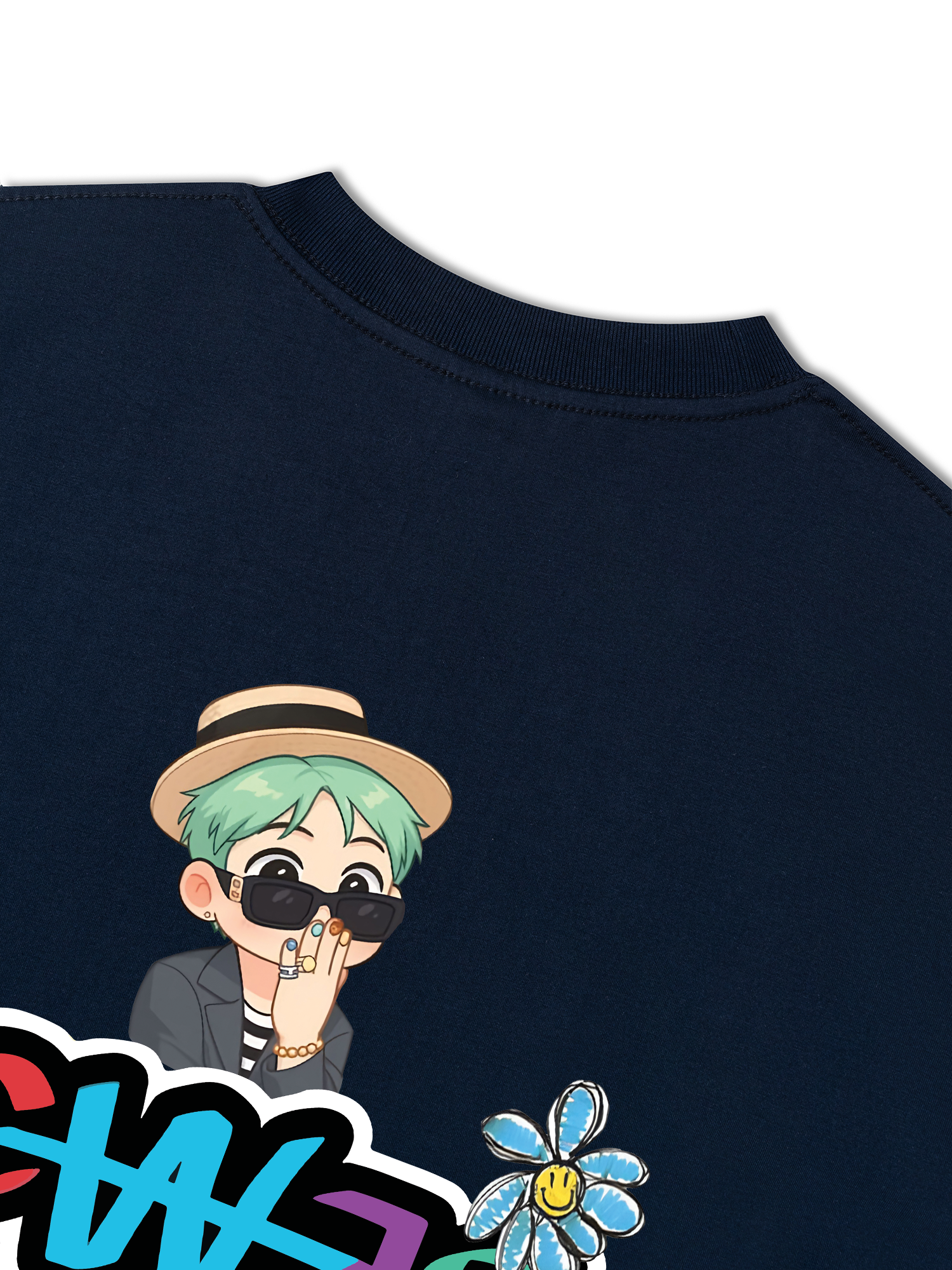 Áo Thun Relaxed Fit Idol G Dragon Chibi I Love GD
