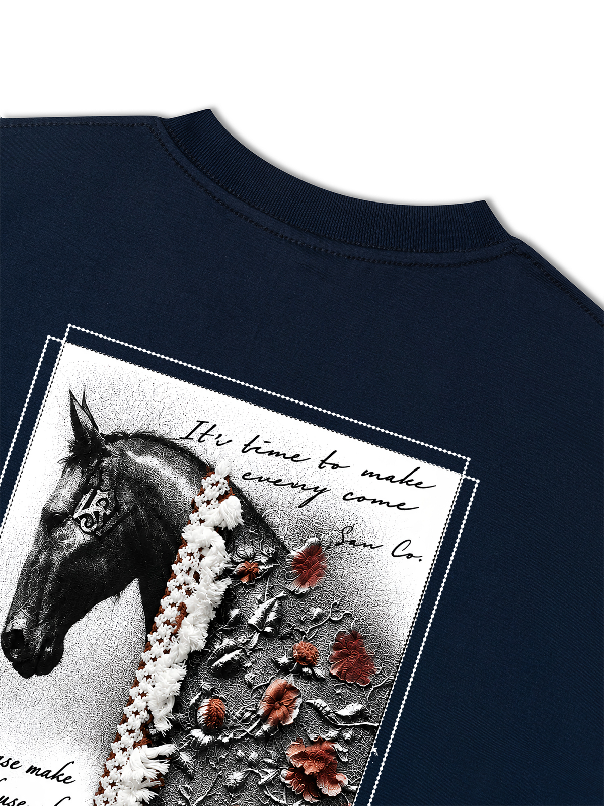Áo Thun Relaxed Fit  Floral Horse