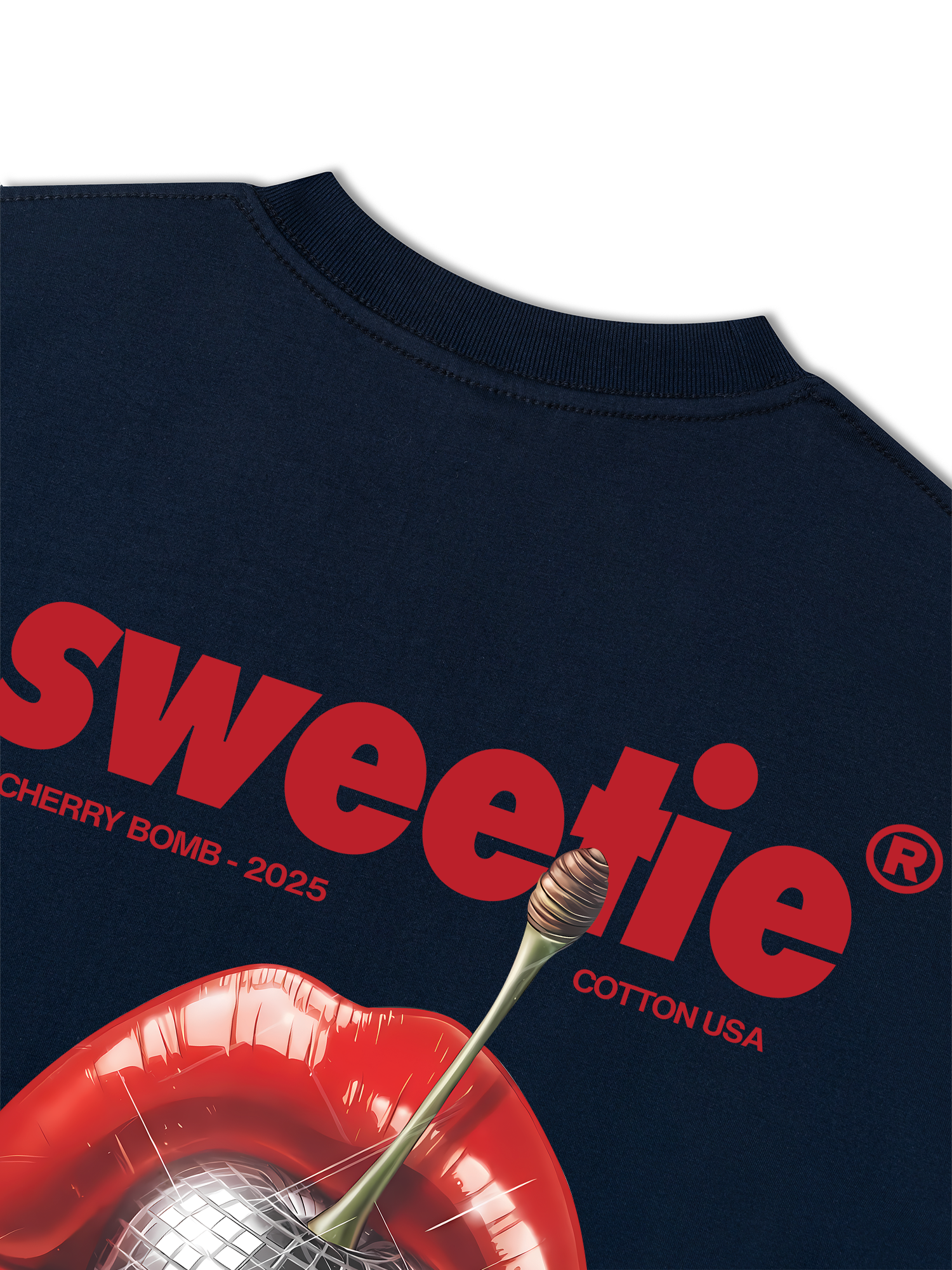 Áo Thun Relaxed Fit Cherry Sweetie Lip