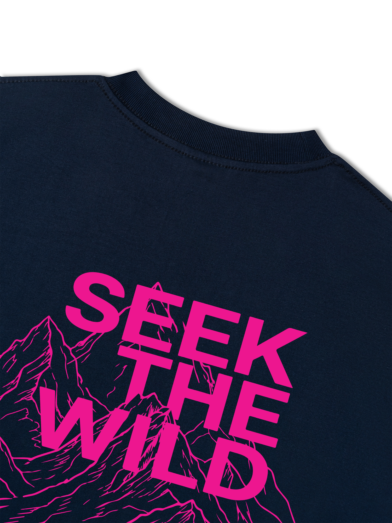 Áo Thun Relaxed Fit Adventure Pink Seek The Wild 9