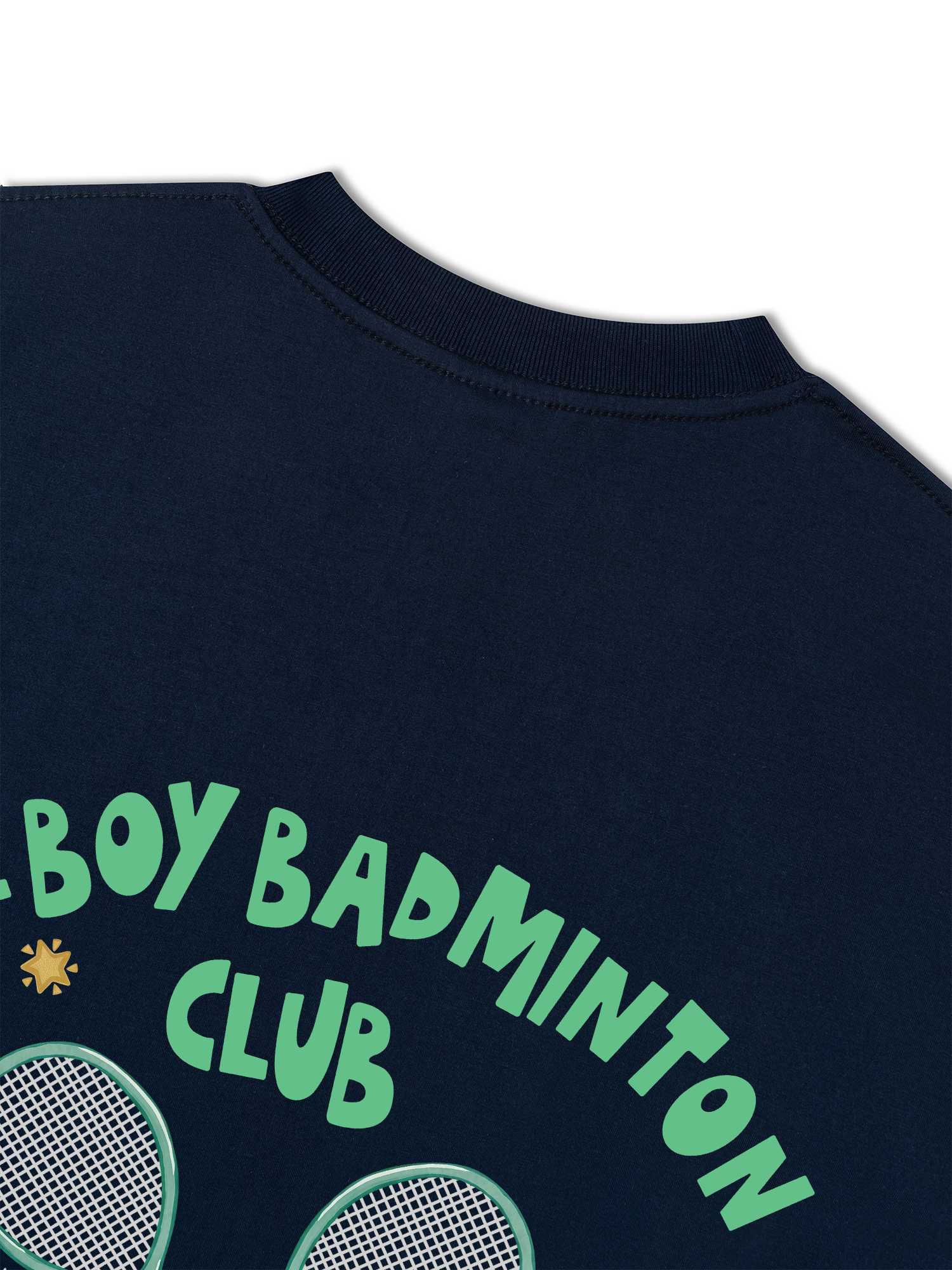 Áo Thun Relaxed Fit Badminton Cool Boy Club