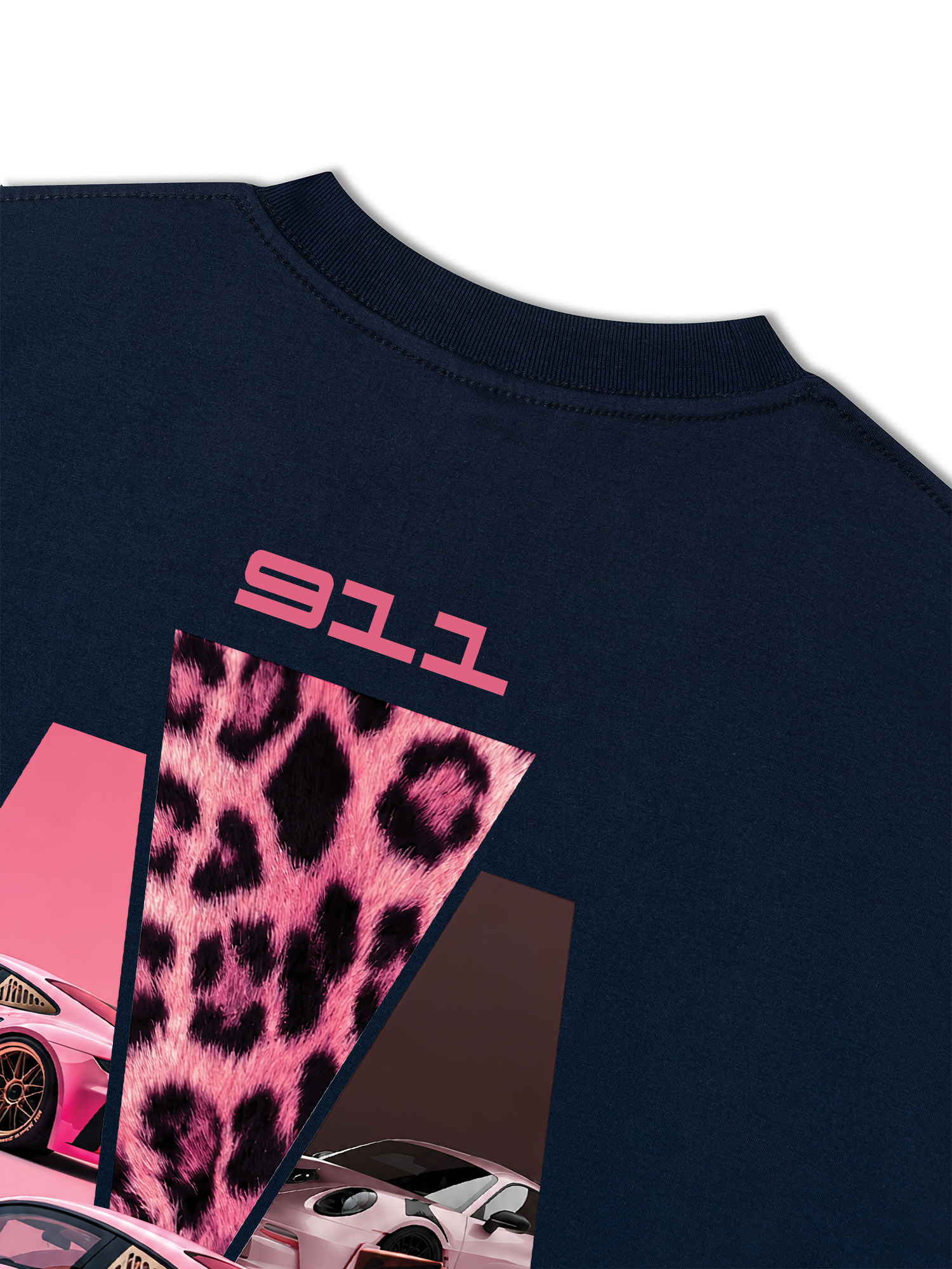 Áo Thun Relaxed Fit Leopard Pink 911