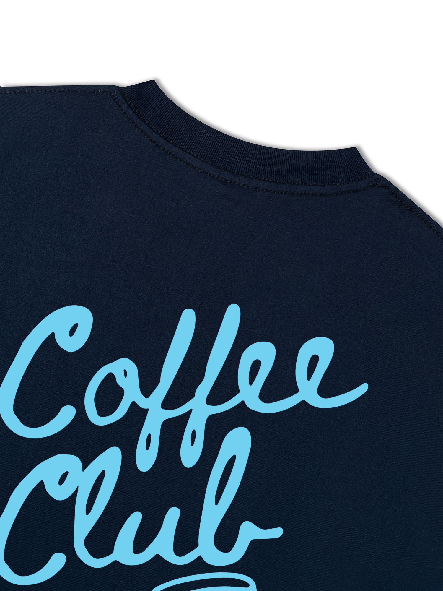 Áo Thun Relaxed Fit Coffee Club Blue