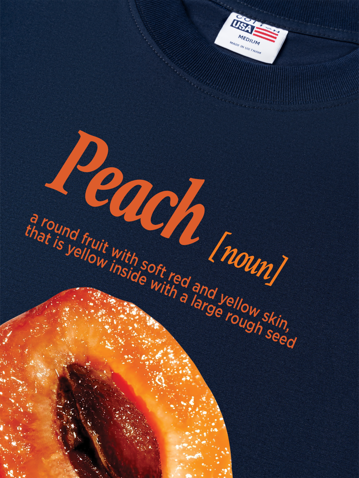 Áo Thun Relaxed Fit Tropical Peach