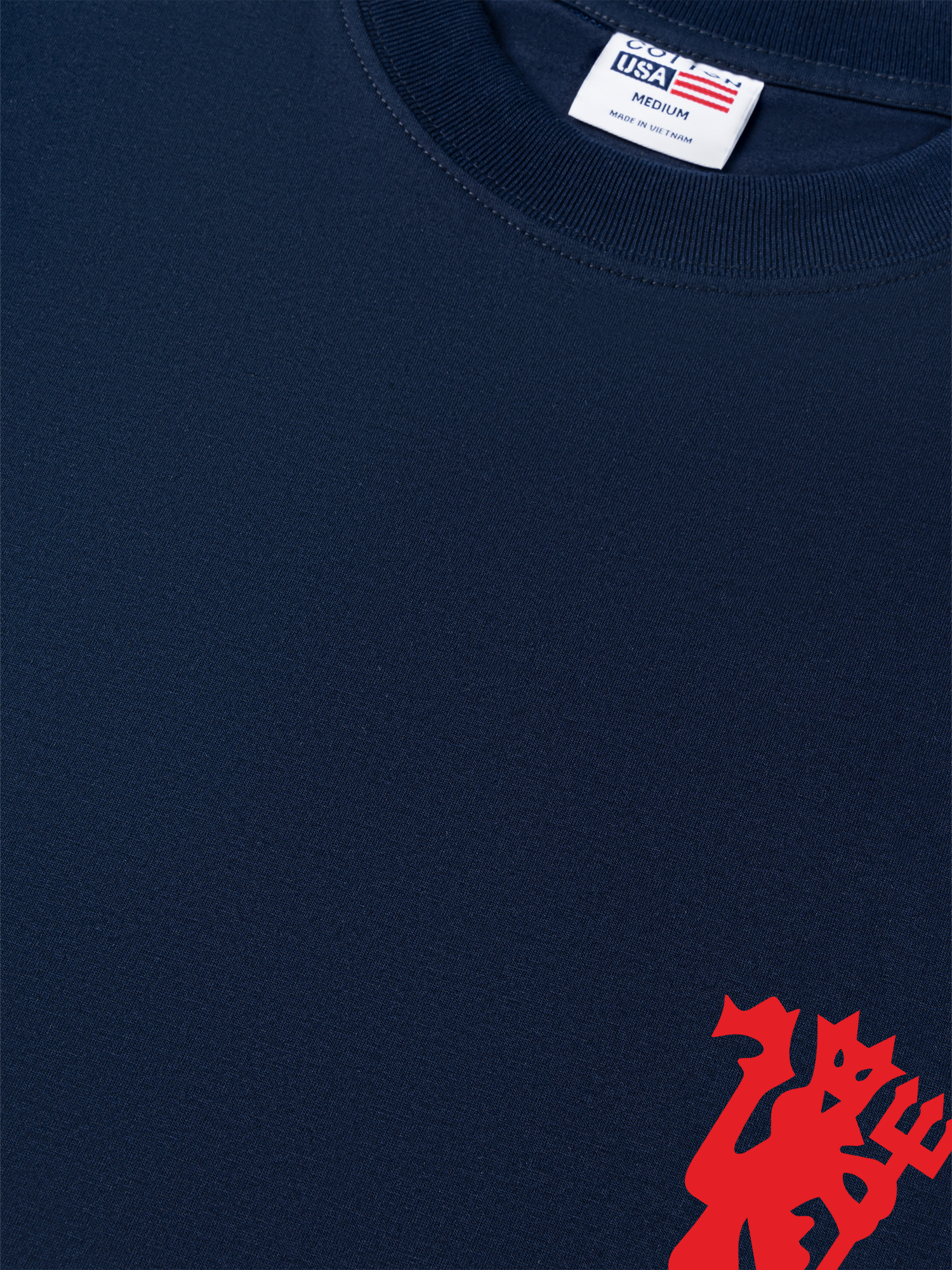 Áo Thun Relaxed Fit Soccer Manchester is Red