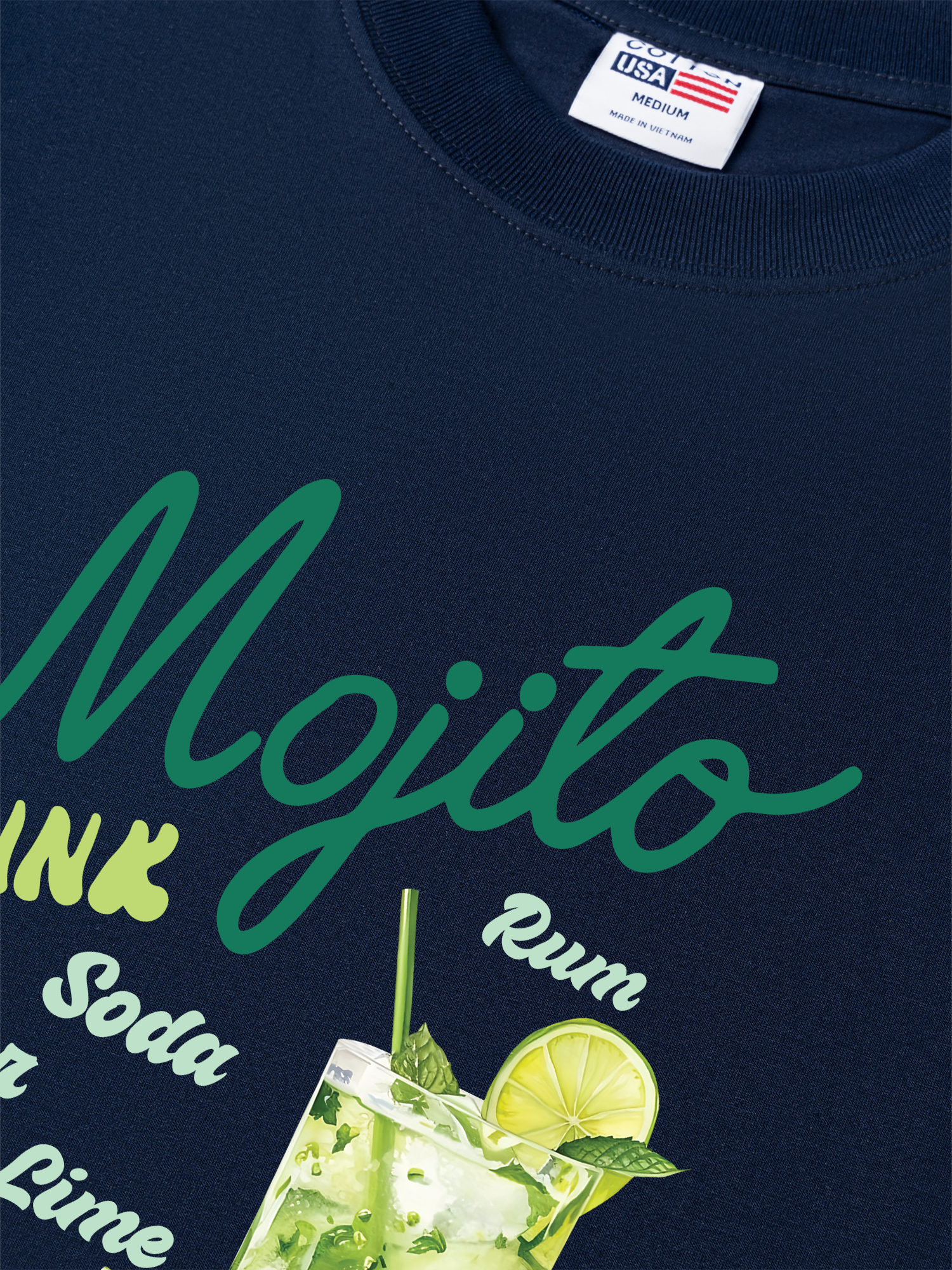 Áo Thun Relaxed Fit Mojito Drink