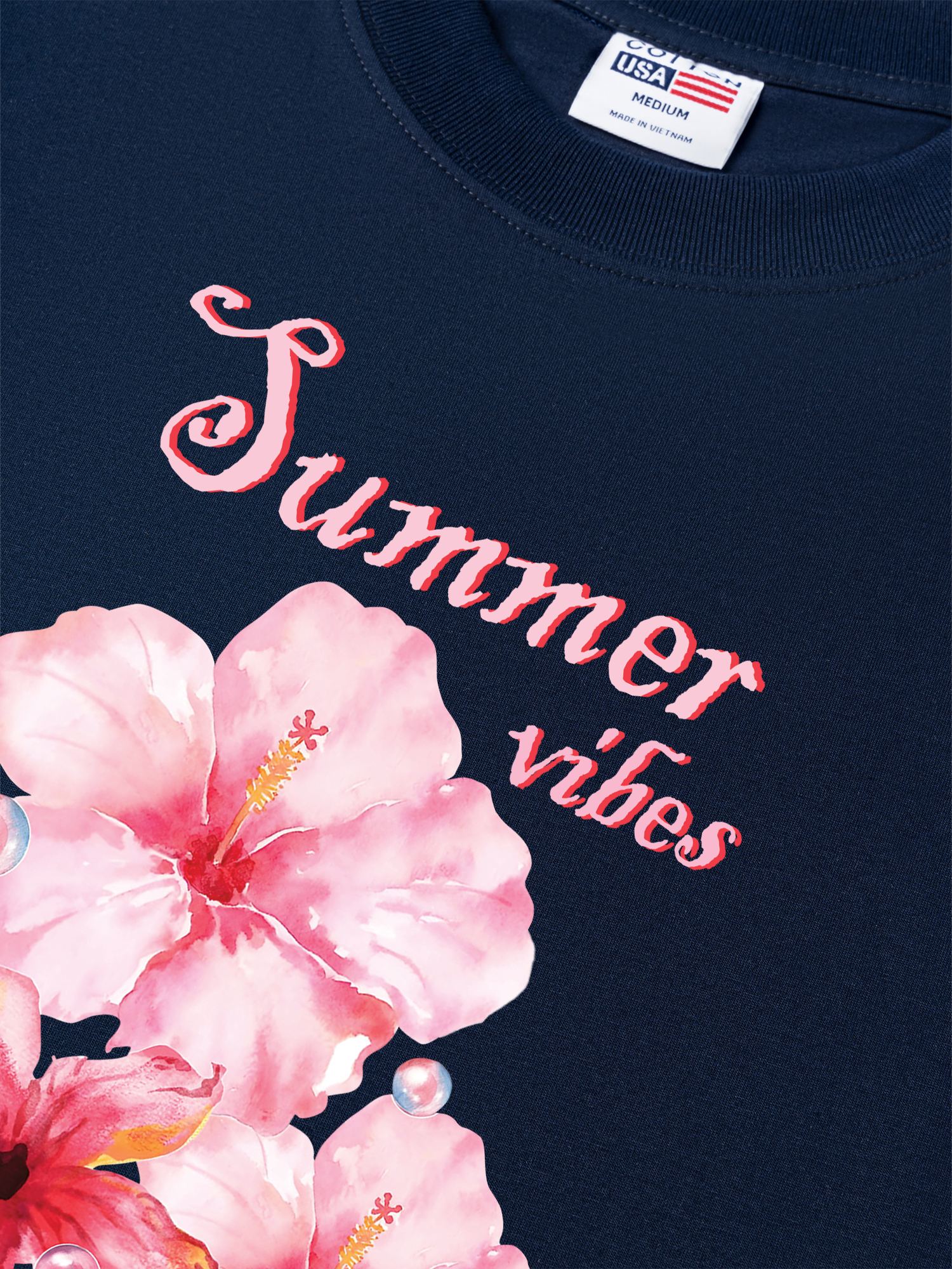 Áo Thun Relaxed Fit Tropical Summer Vibes