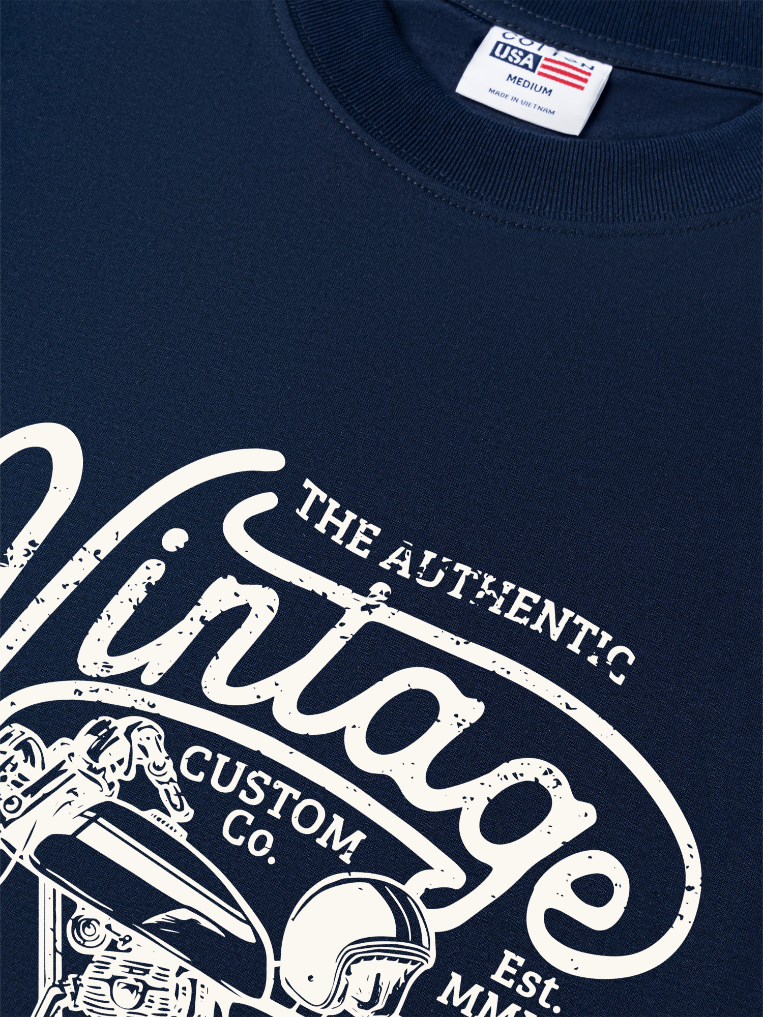 Áo Thun Relaxed Fit Motorbike The Authenic Motorcycle