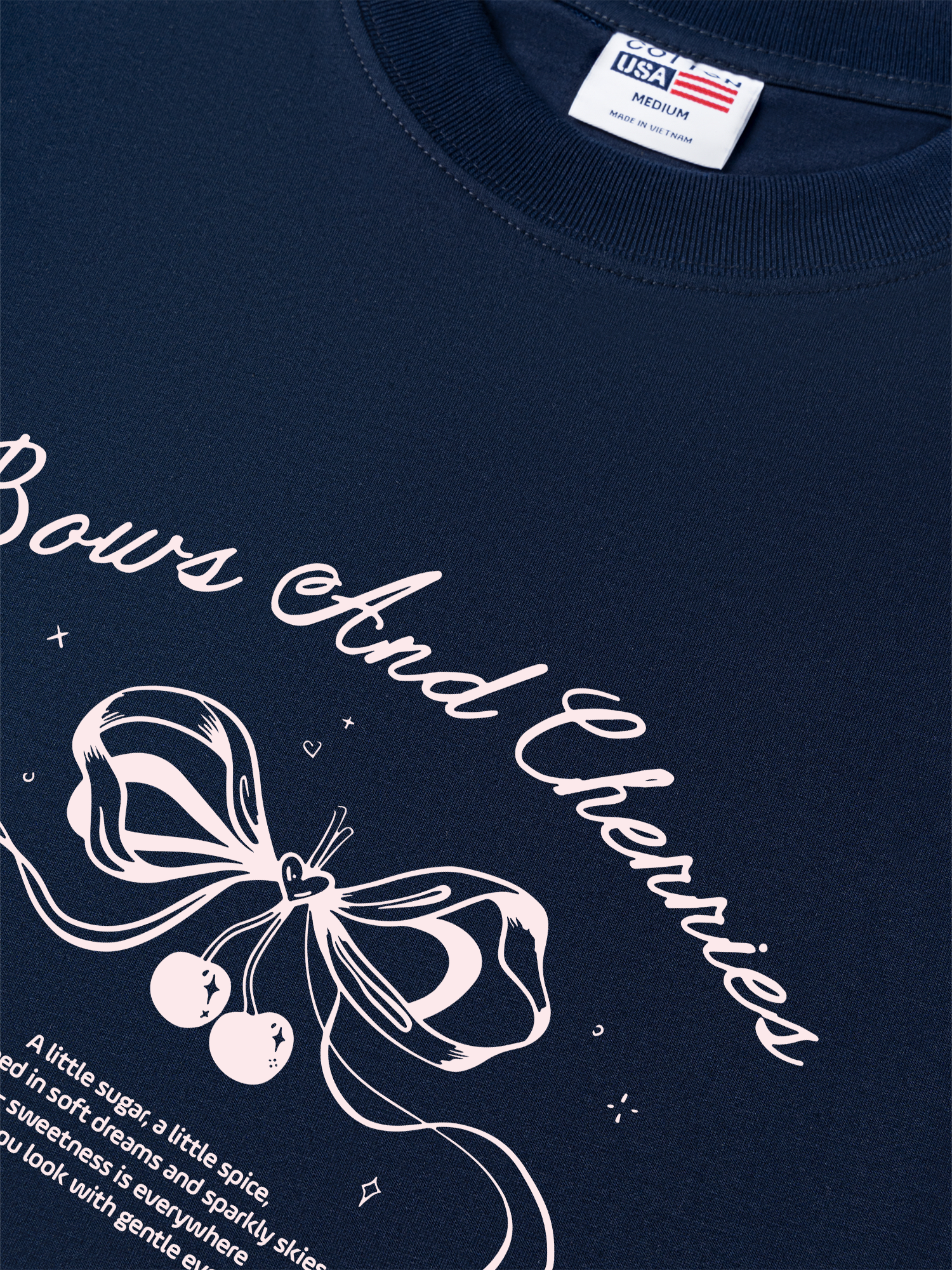 Áo Thun Relaxed Fit Bows And Cherries