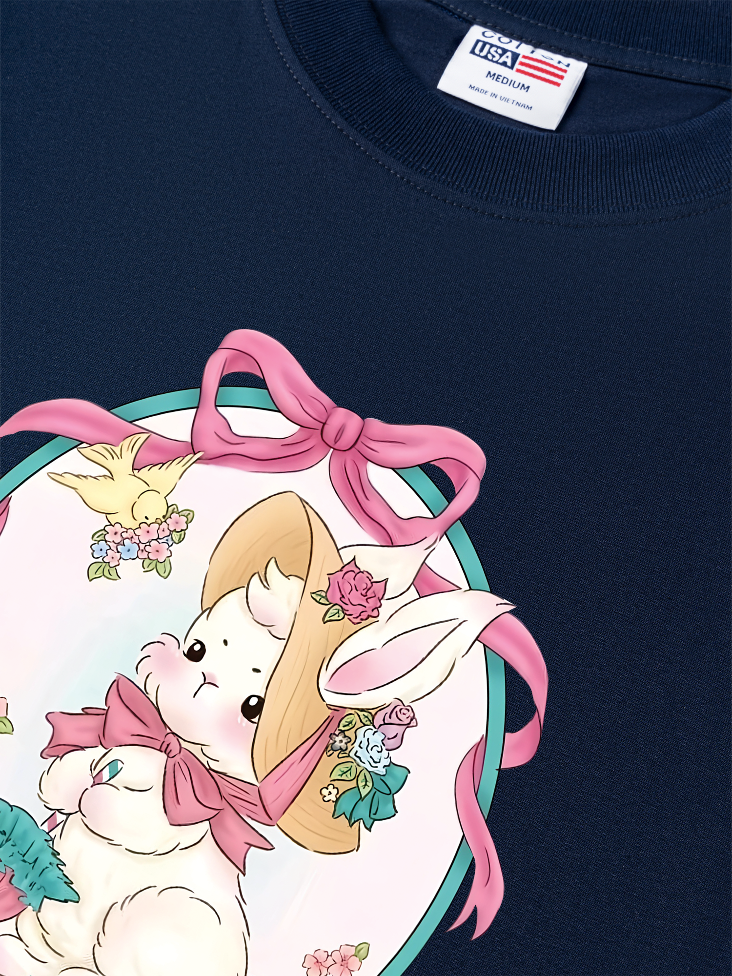 Áo Thun Relaxed Fit Sweetie Ribbon