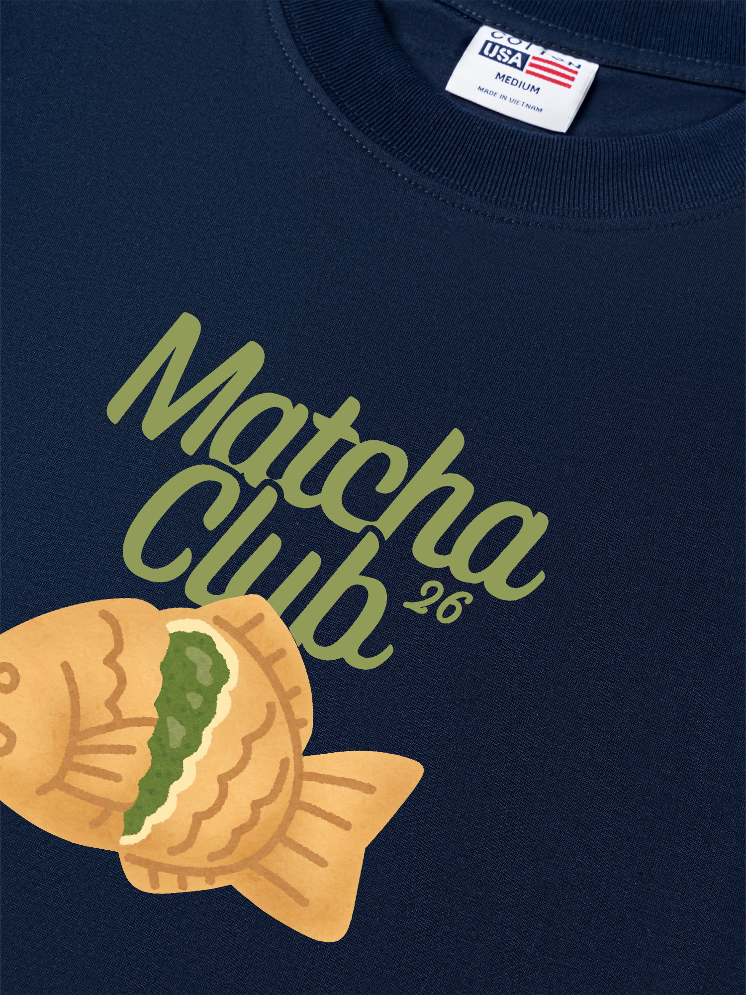 Áo Thun Relaxed Fit Matcha Club