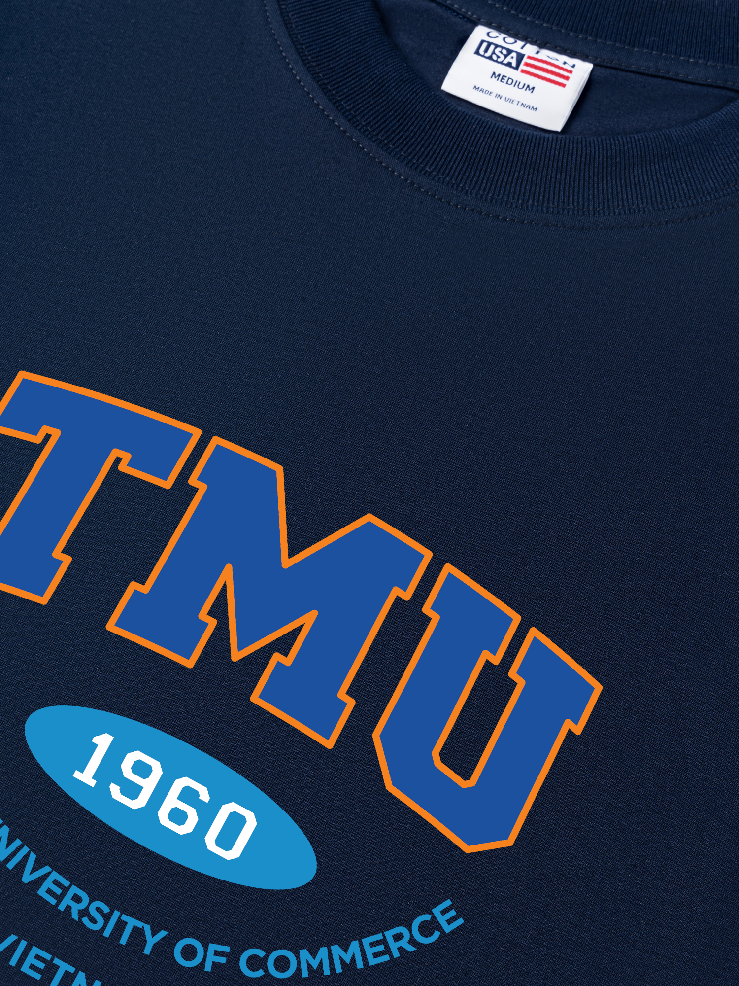 Áo Thun Relaxed Fit TMU -  Vietnam University of Commerce