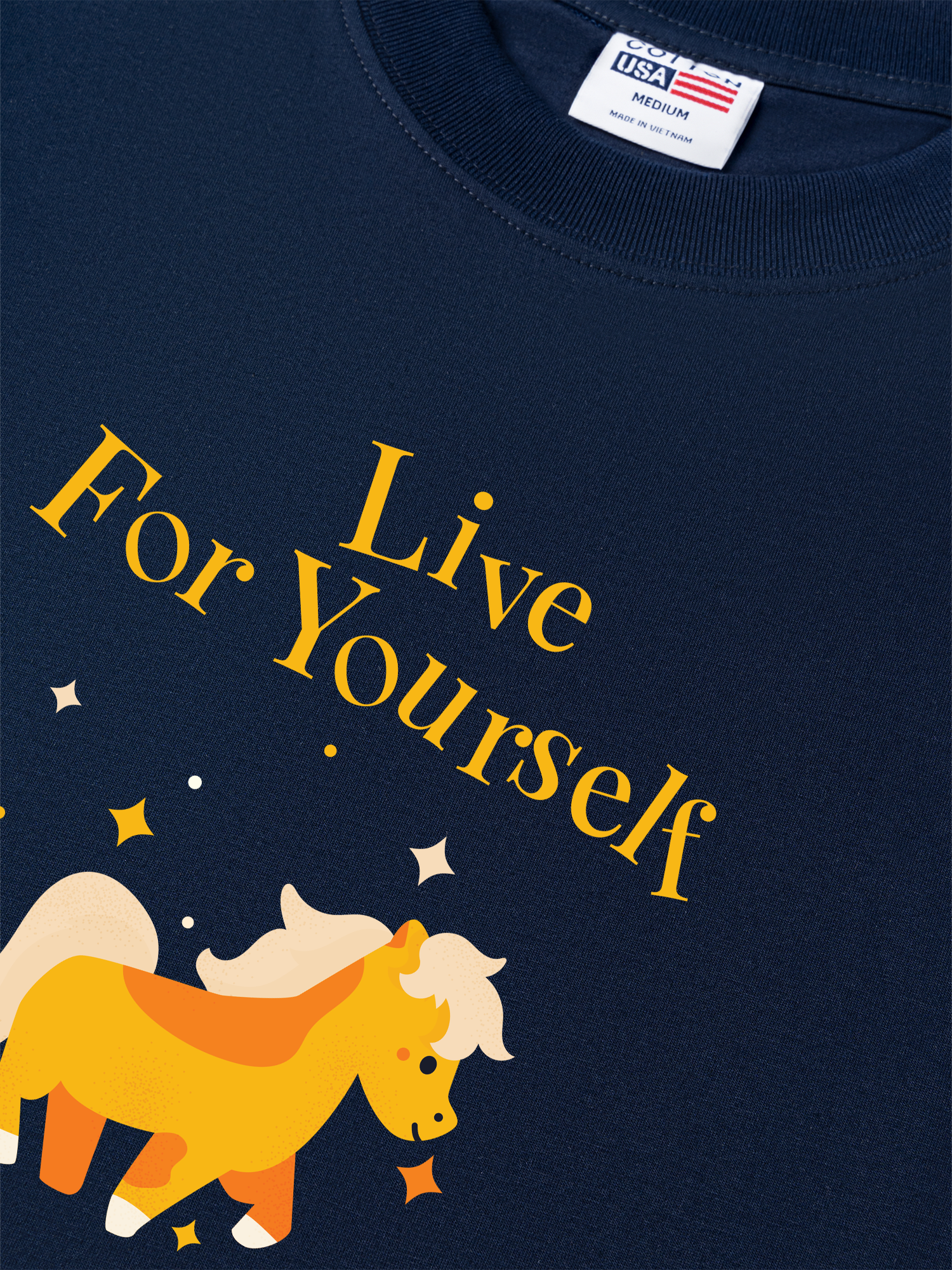 Áo Thun Relaxed Fit Live For Yourself