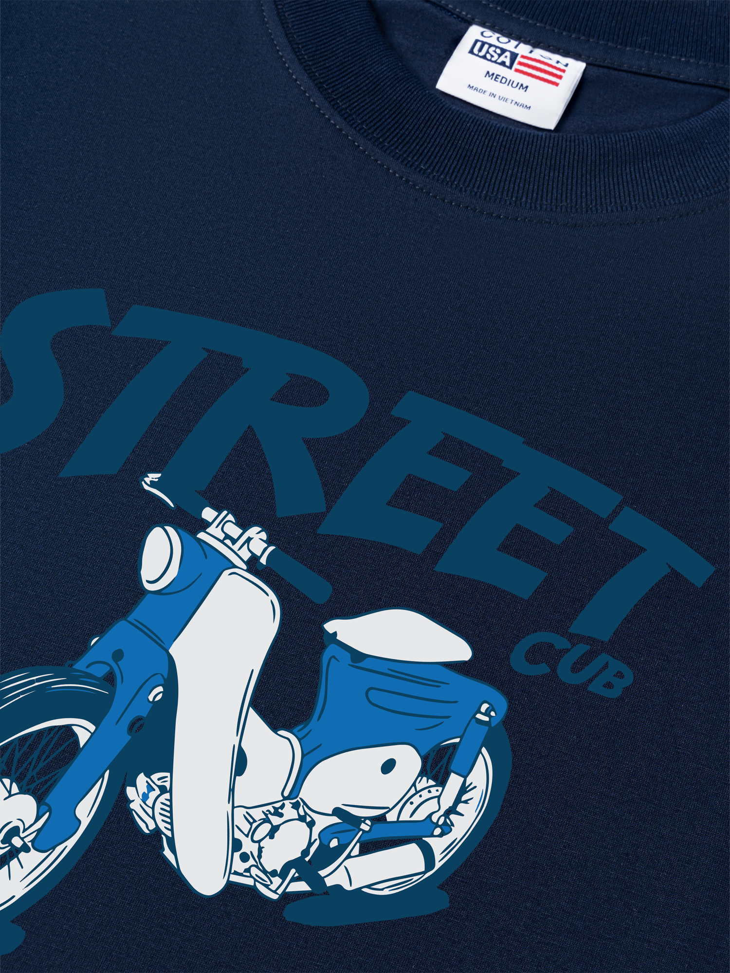 Áo Thun Relaxed Fit Motorbike Street Cub