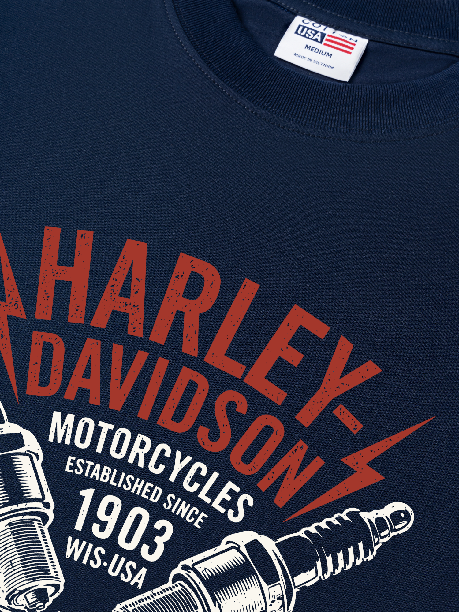 Áo Thun Relaxed Fit Motorbike Harley Davidson Motocycles