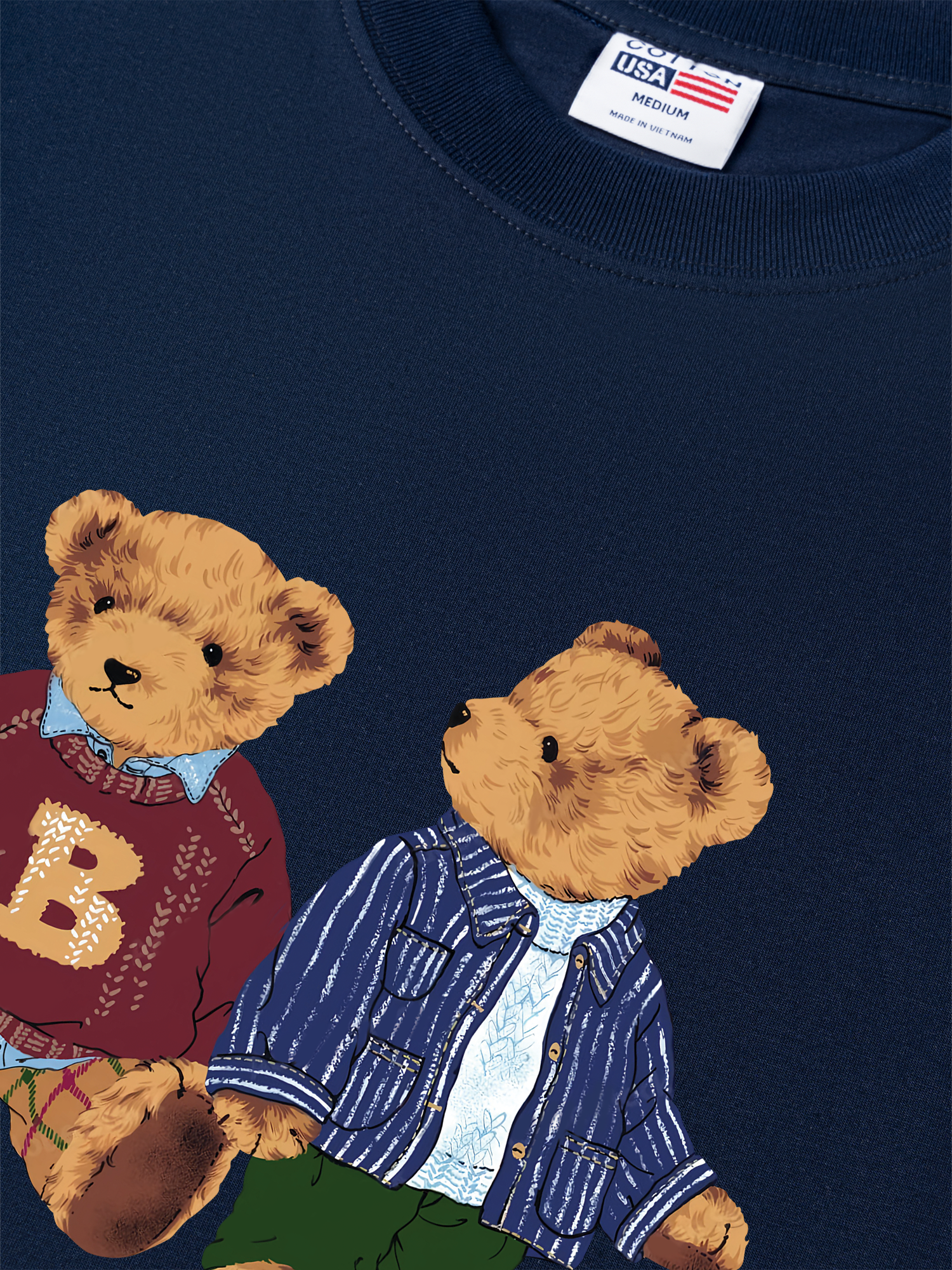 Áo Thun Relaxed Fit Brown Bear