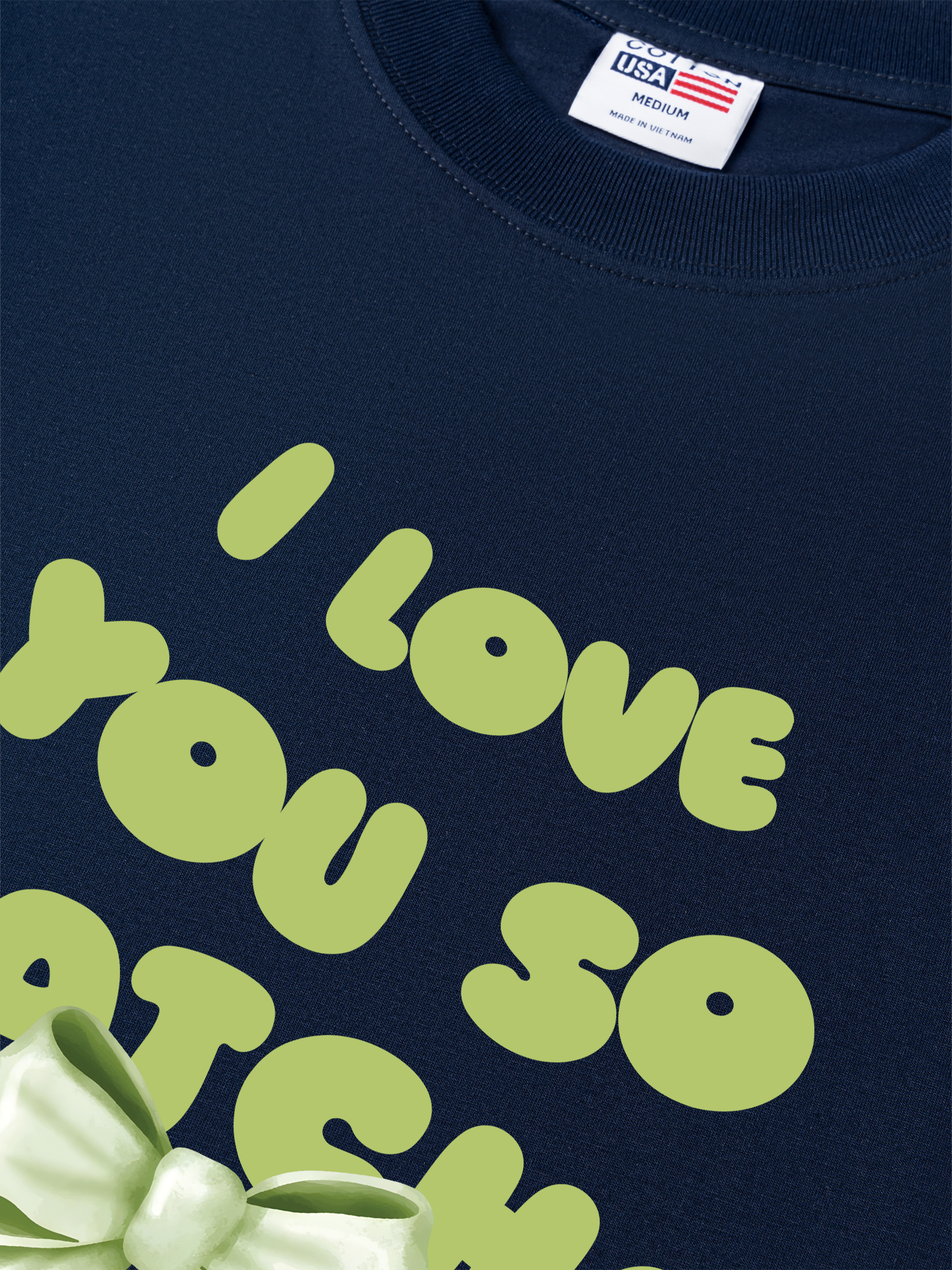 Áo Thun Relaxed Fit Daily Cup I Love You So Matcha