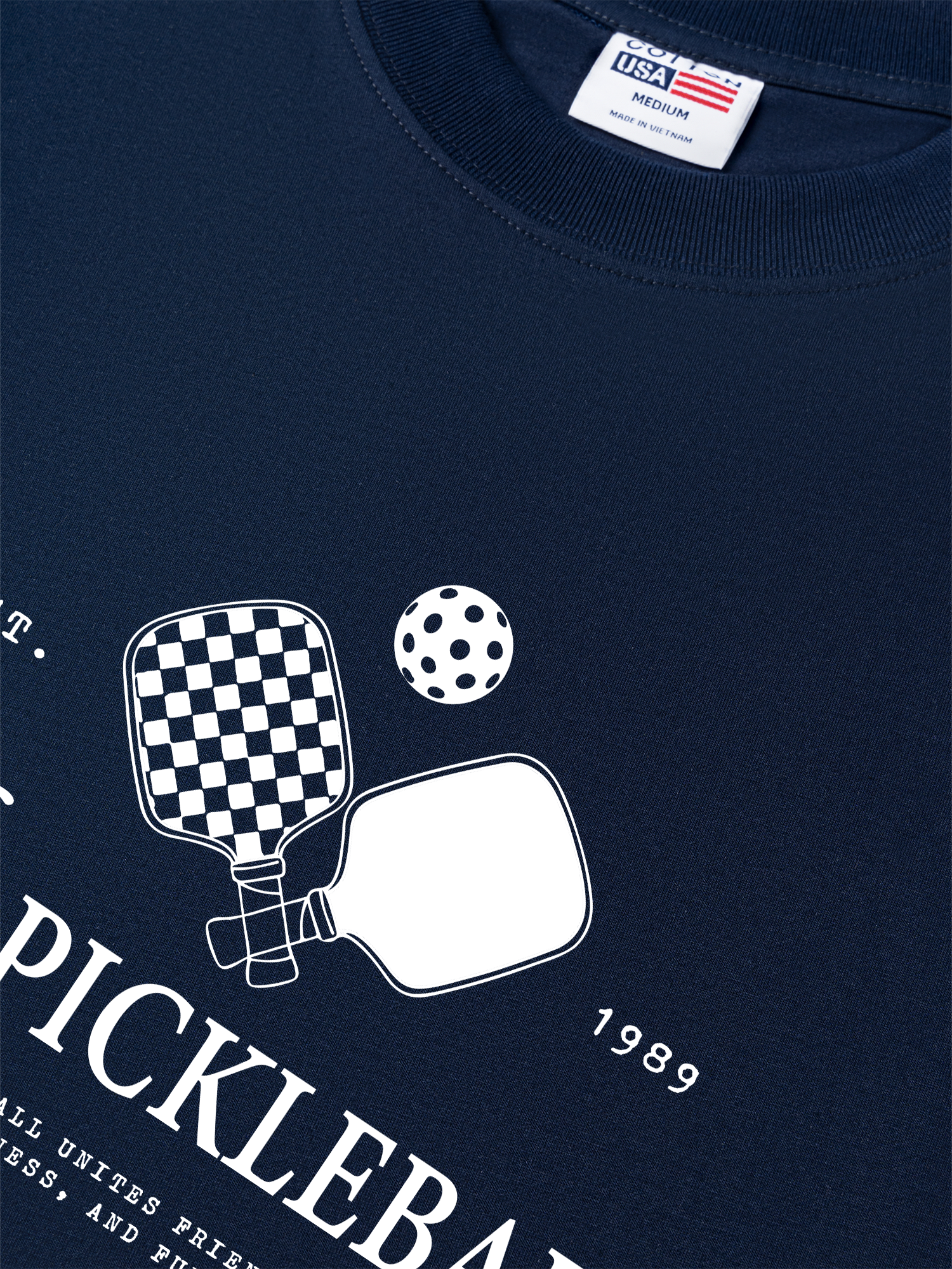 Áo Thun Relaxed Fit Pickleball Unites Friends