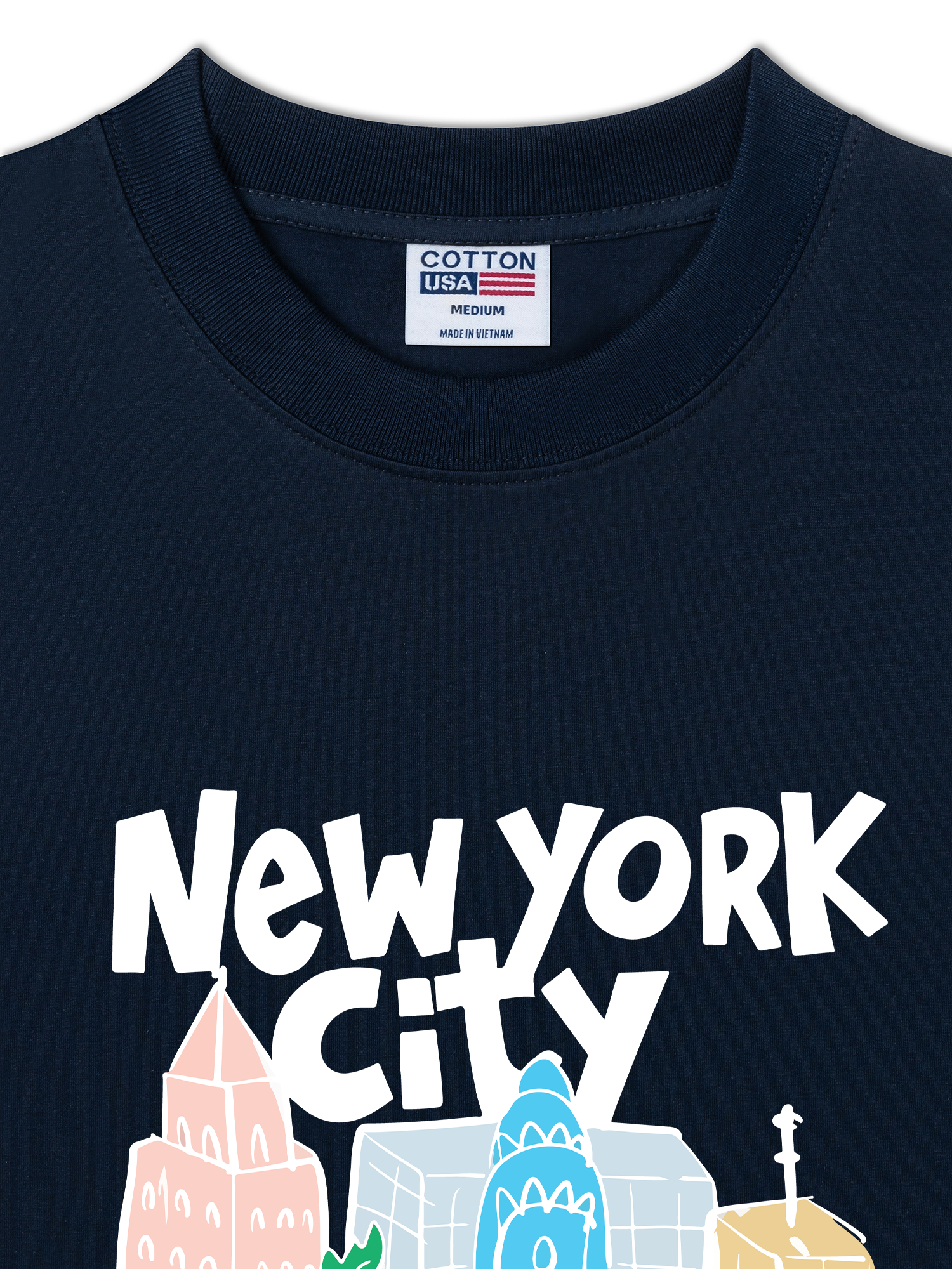 Áo Thun Relaxed Fit City New York Art