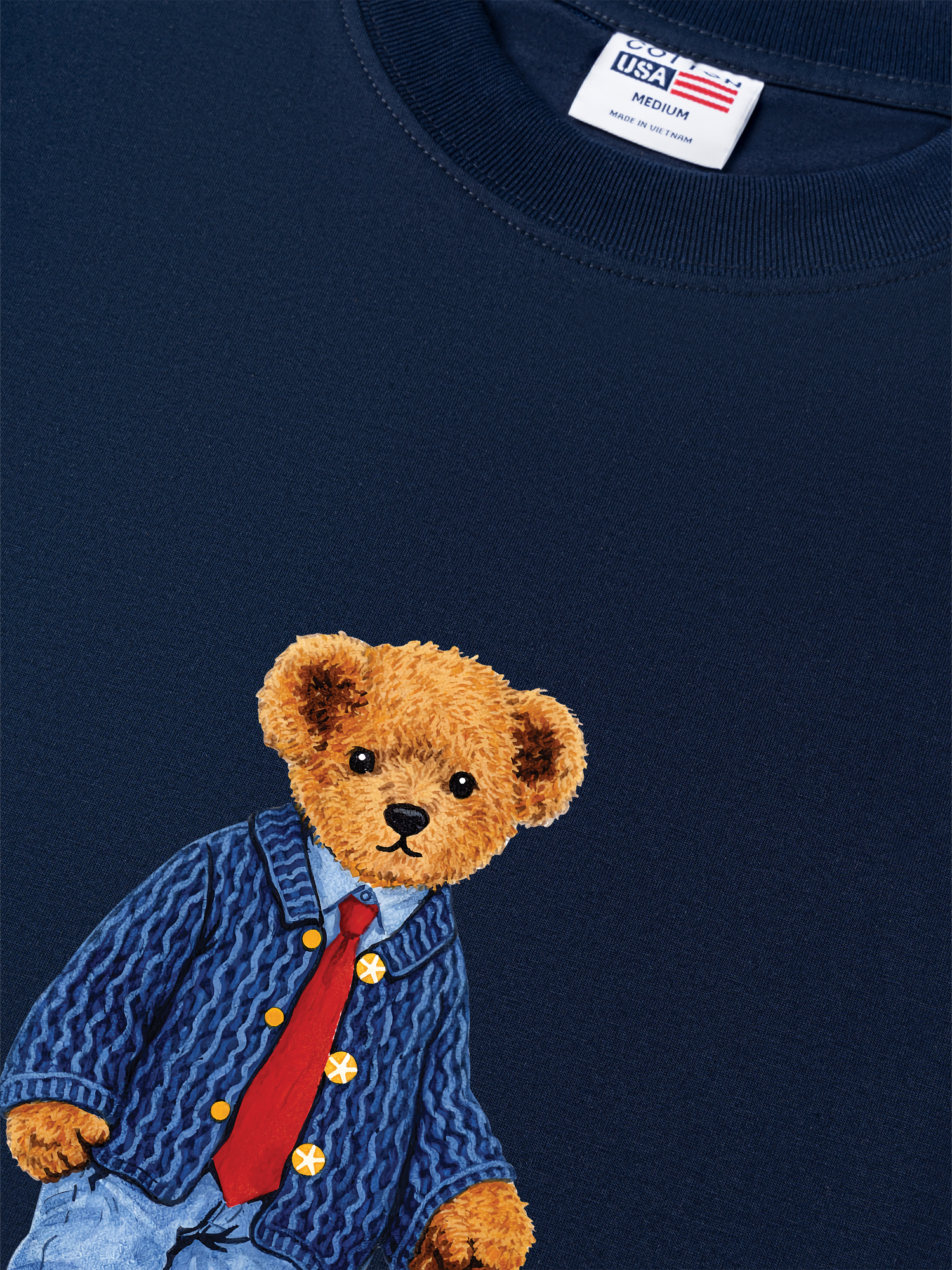 Áo Thun Relaxed Fit Soft Boy Bear