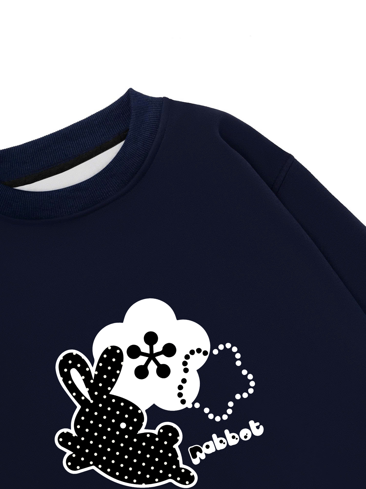 Áo Sweater Nỉ Hai Da Dotty Mood Cute Bunny