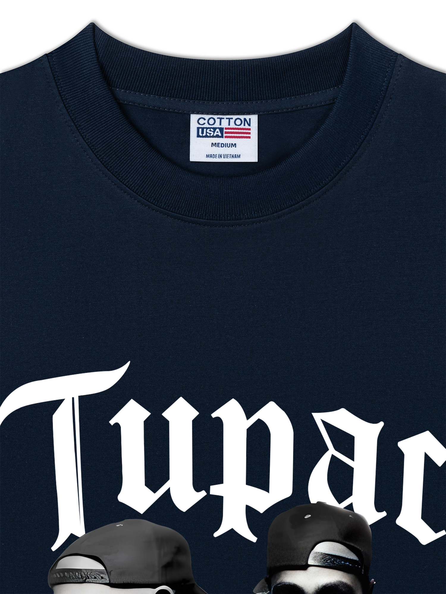 Áo Thun Relaxed Fit Rapper Tuppac All Eyes OIn Me