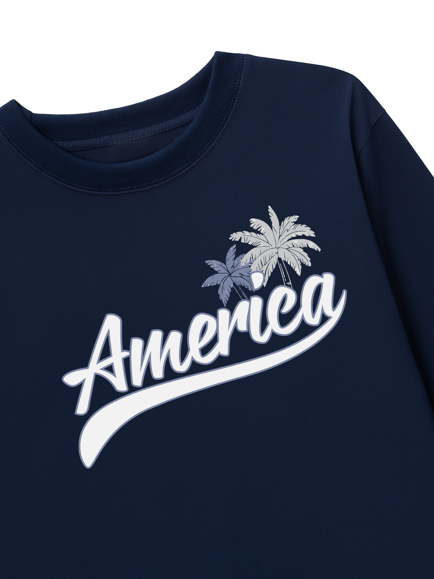 Áo Thun Dài Tay Baseball America Summer Time
