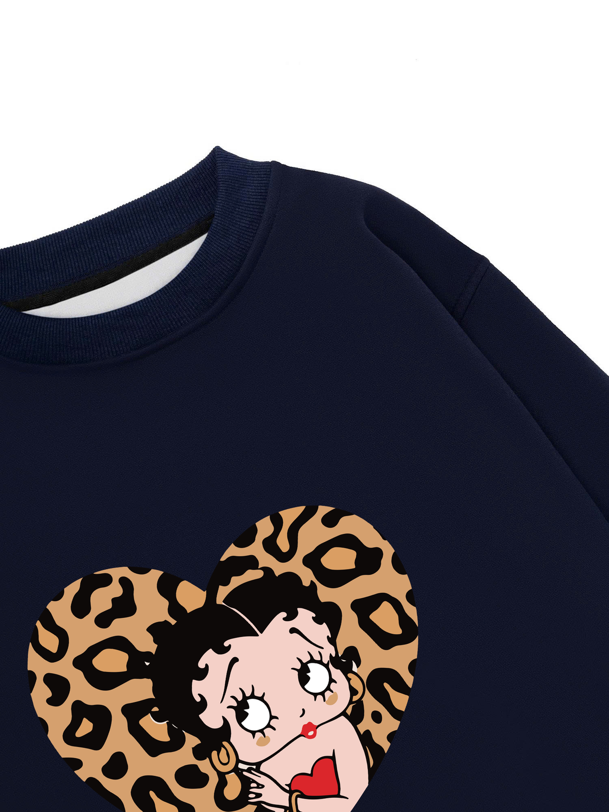 Áo Sweater Nỉ Hai Da Urban Leopard Betty Cheetah Heart