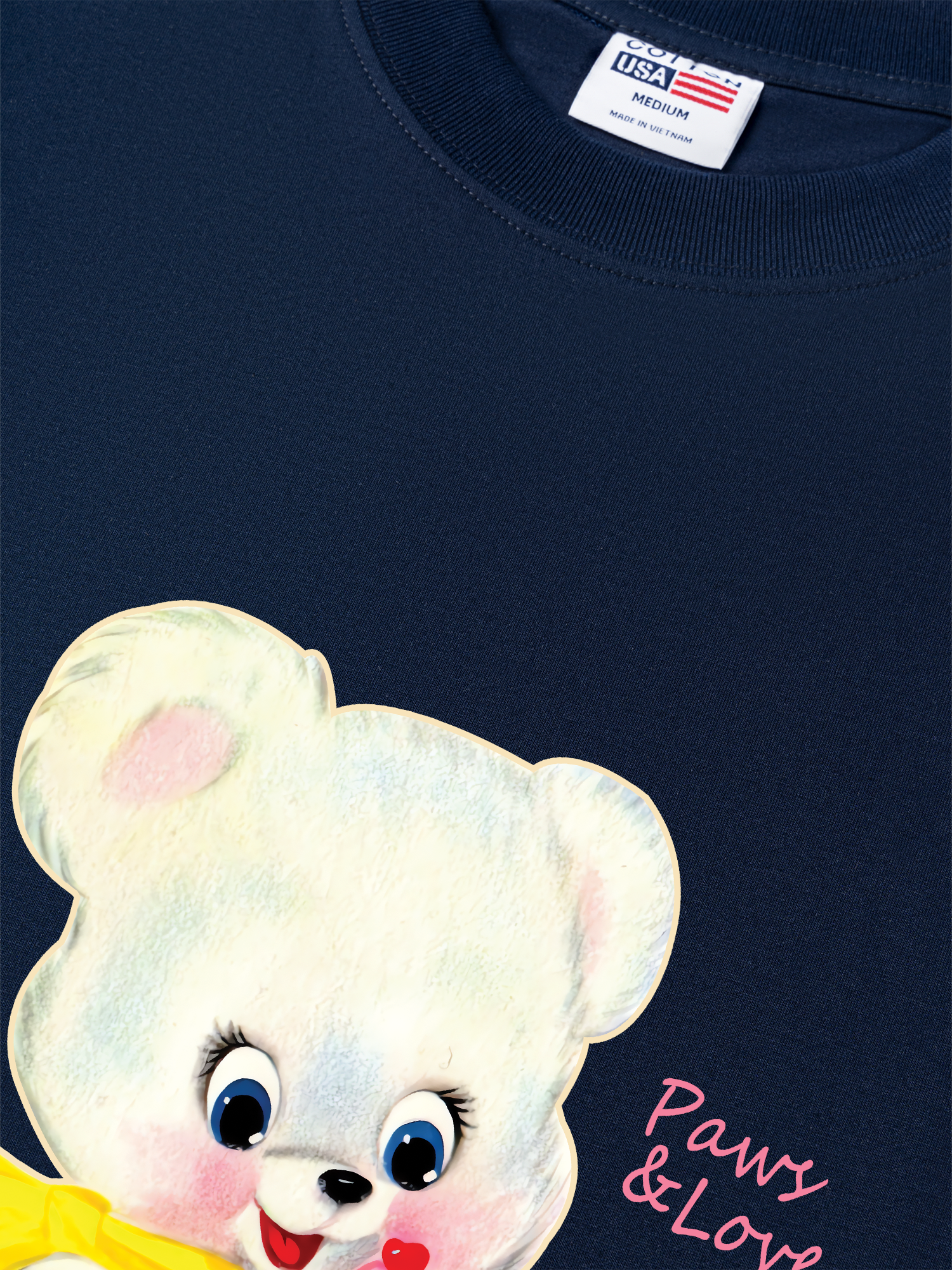 Áo Thun Relaxed Fit Soft Paw Paw Love