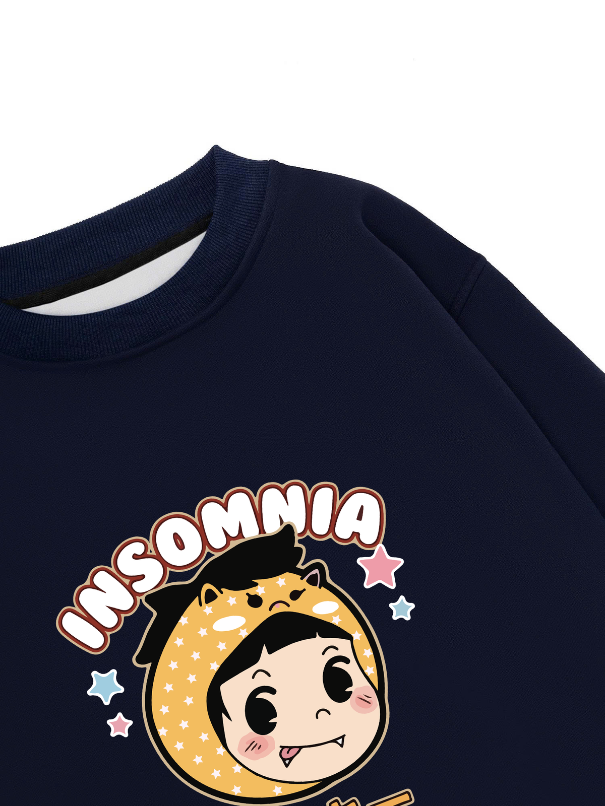 Áo Sweater Nỉ Hai Da Dotty Mood Insomnia