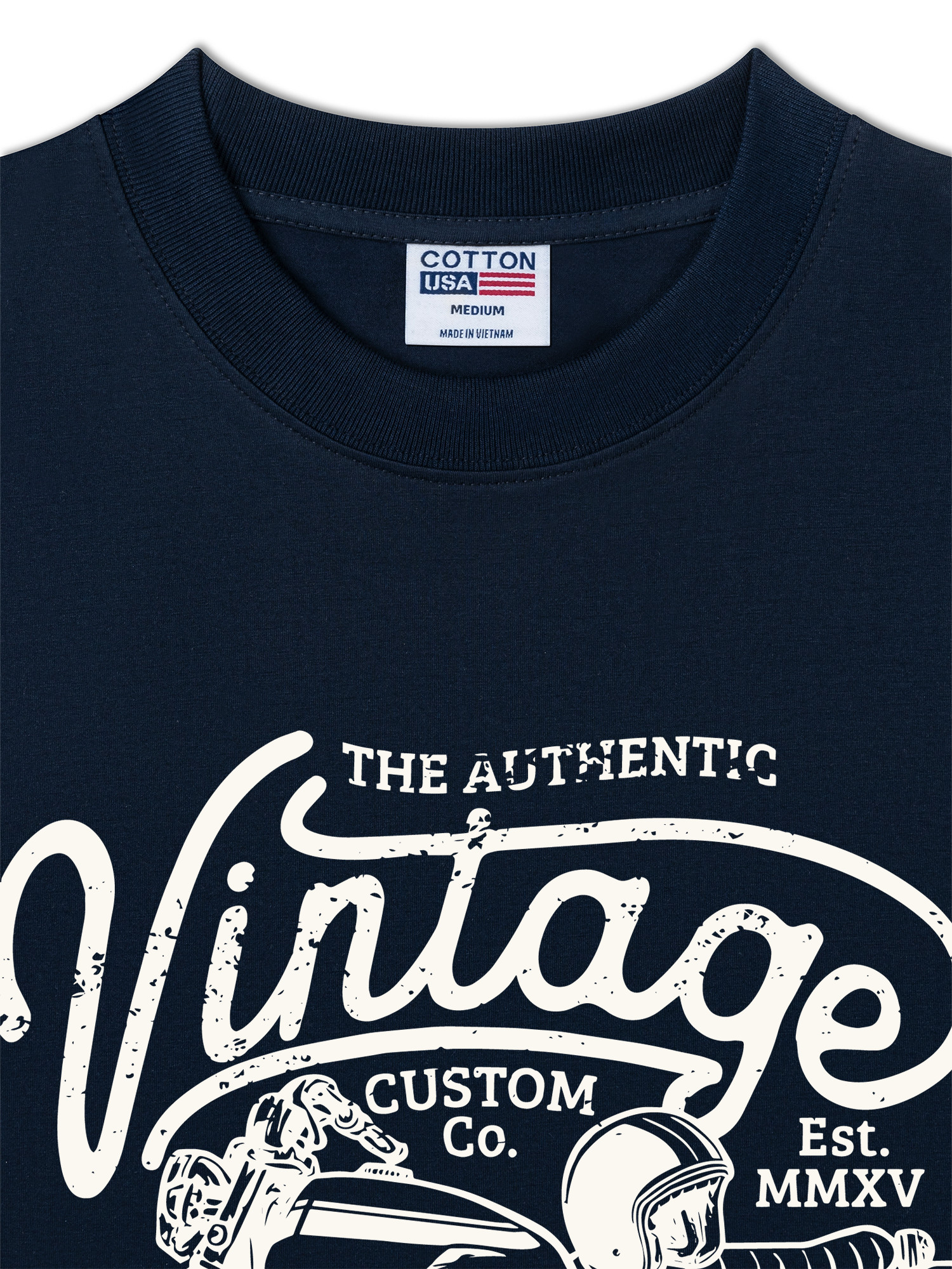 Áo Thun Relaxed Fit Motorbike The Authenic Motorcycle