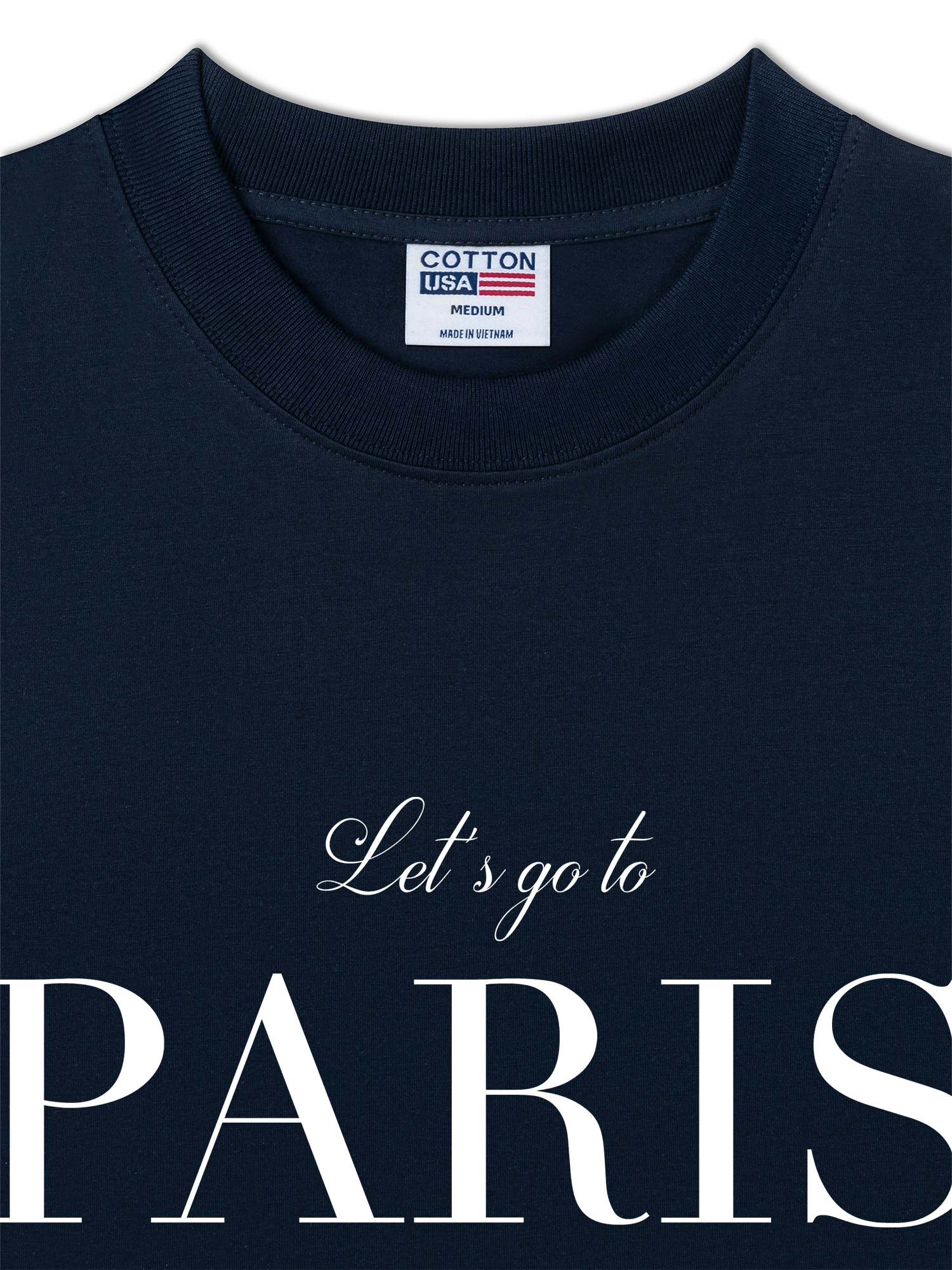 Áo Thun Relaxed Fit City Let's go to Paris