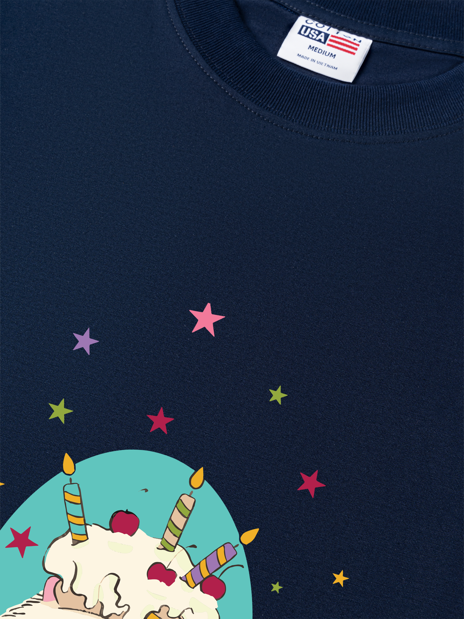 Áo Thun Relaxed Fit Soft Paw Star Bunny