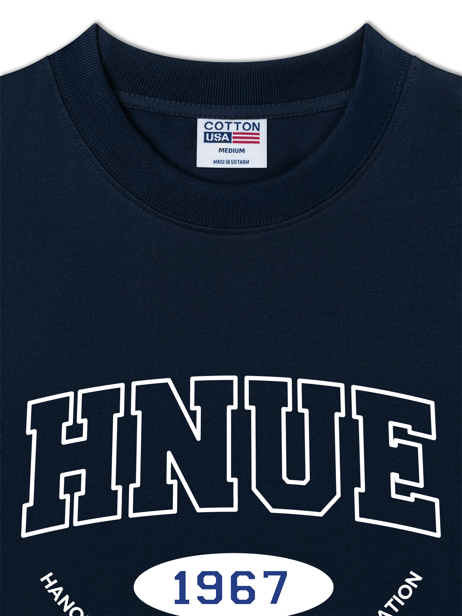 Áo Thun Relaxed Fit HNUE - Hanoi National University of Education