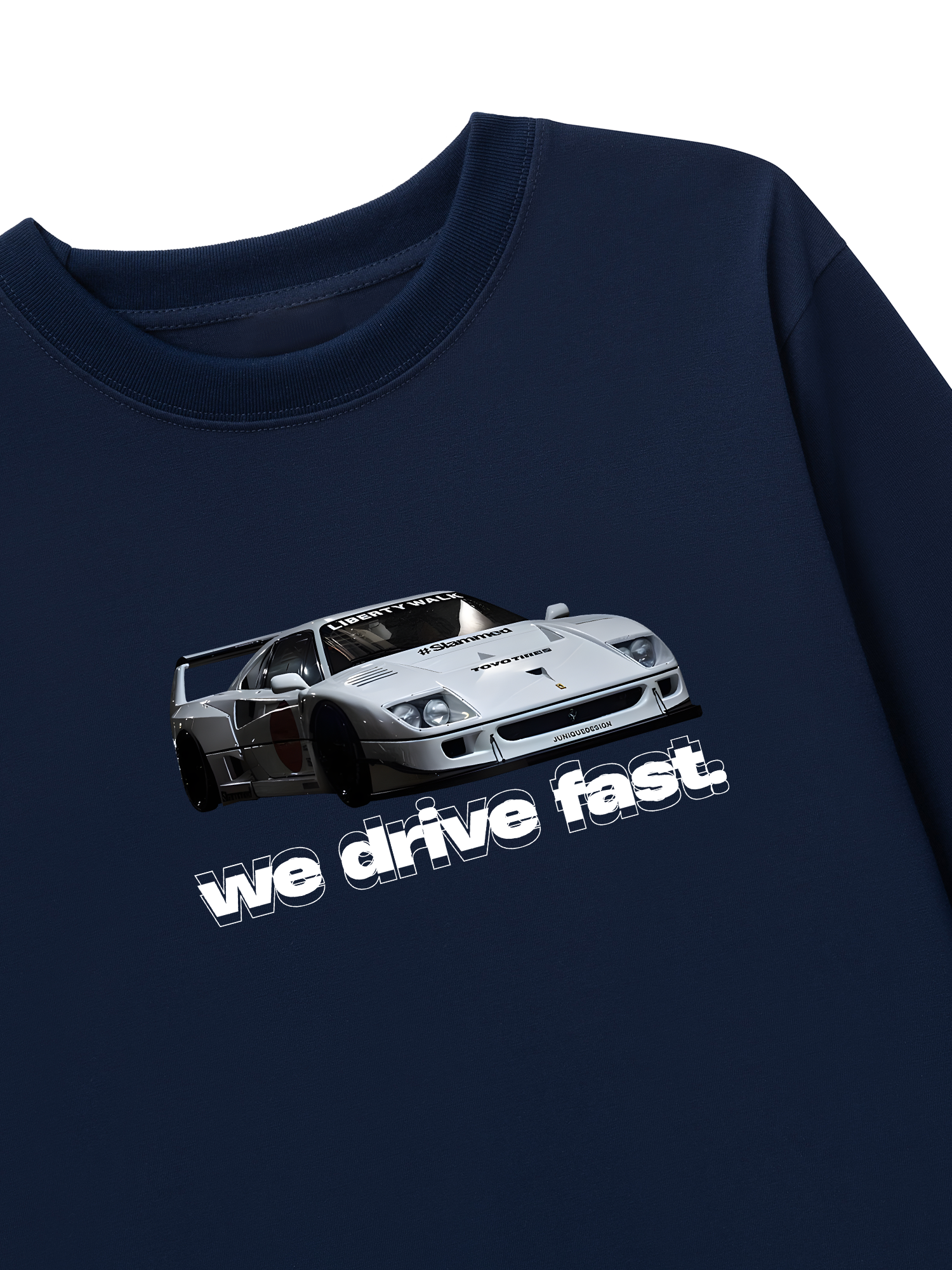 Áo Thun Dài Tay Ferrari We Drive Fast