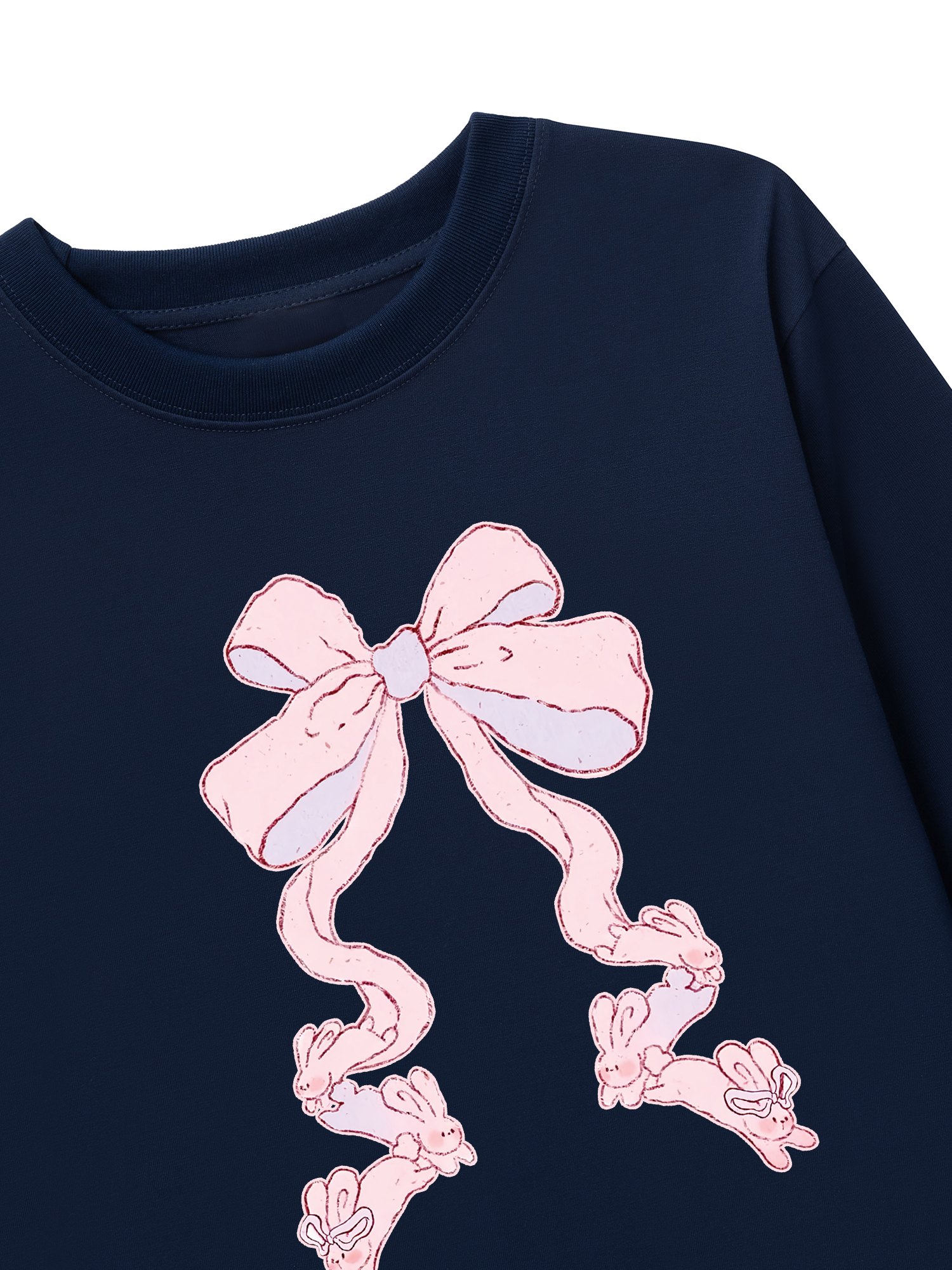 Áo Thun Dài Tay Rabbit Ribbon