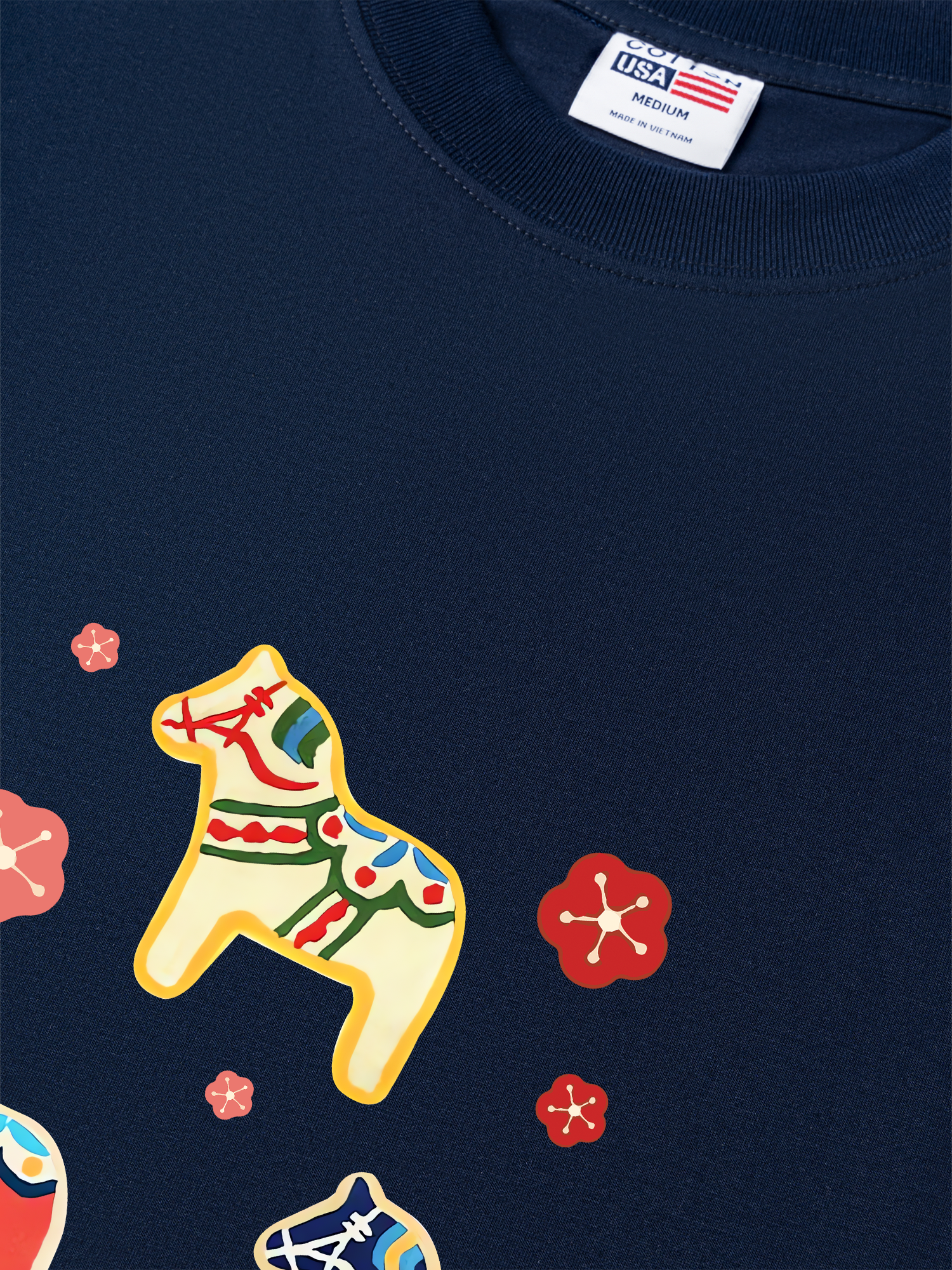 Áo Thun Relaxed Fit Cute Horse