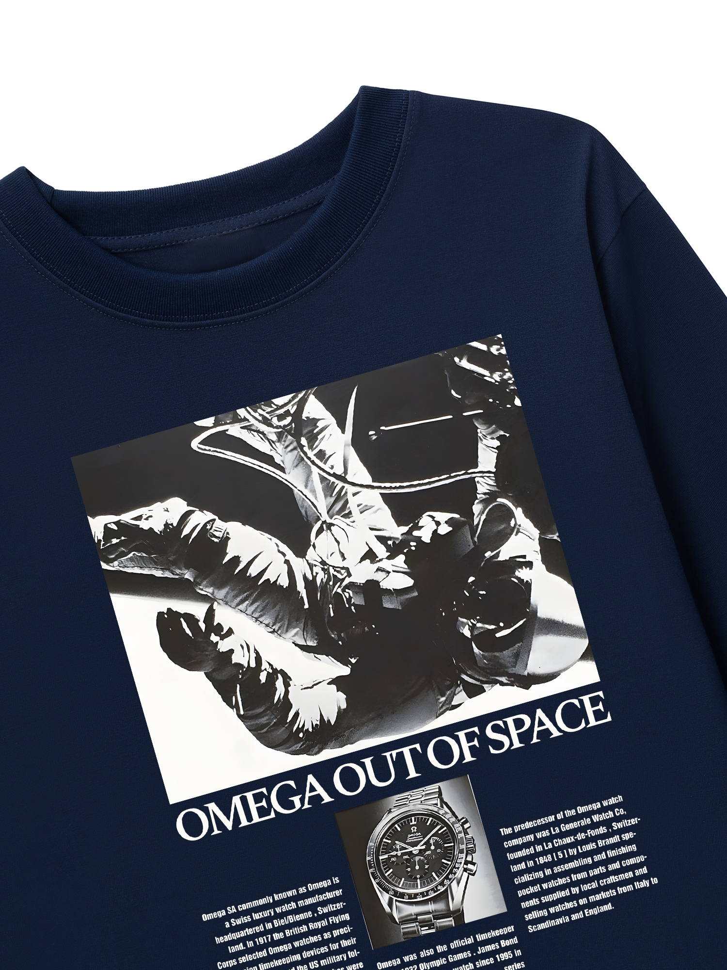 Áo Thun Dài Tay Watch Omega Out Of Space
