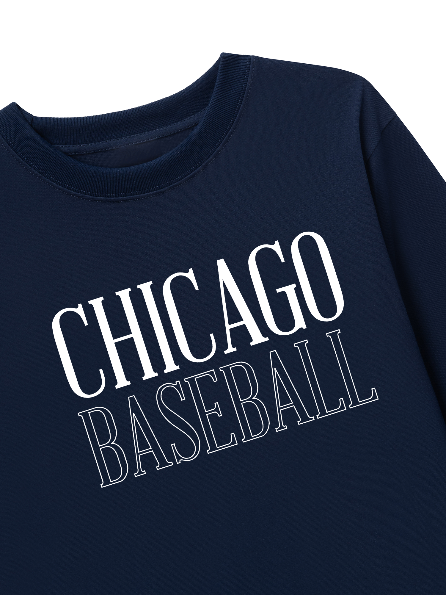Áo Thun Dài Tay Baseball Basic Chicago