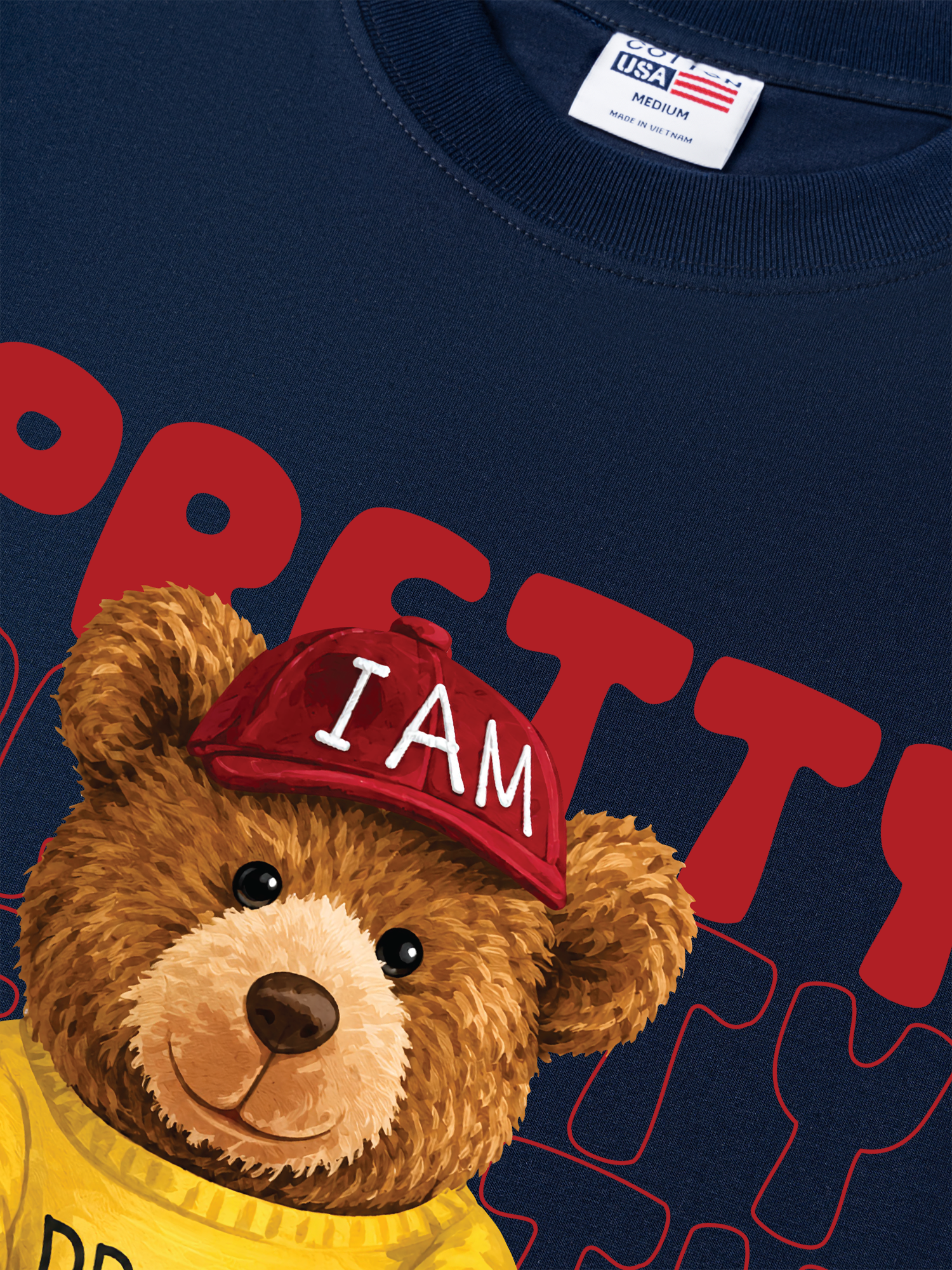 Áo Thun Relaxed Fit Bear Town Pretty Bear
