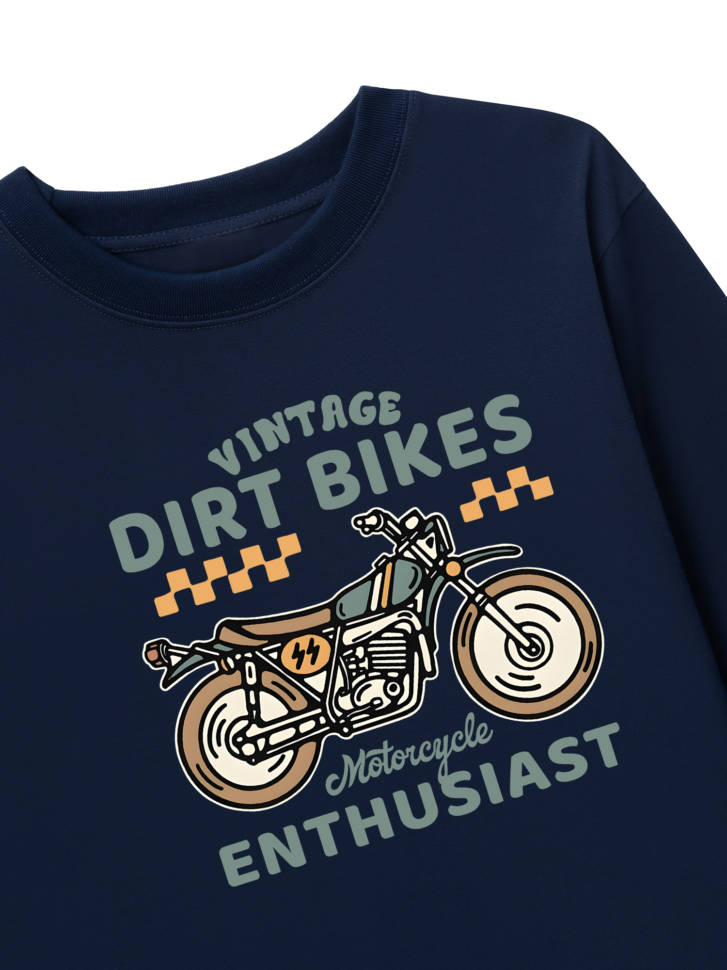 Áo Thun Dài Tay Vintage Dirt Bike