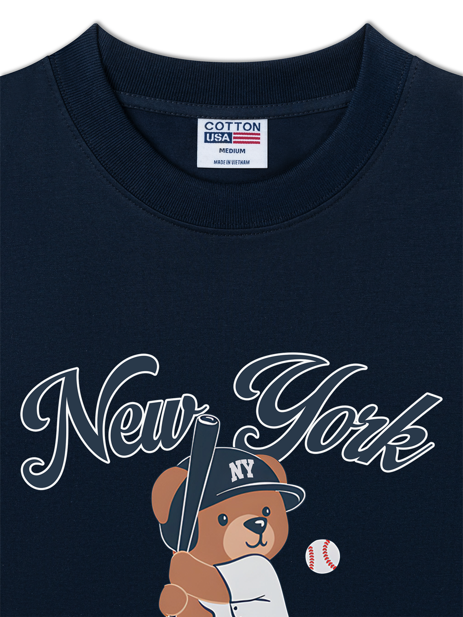 Áo Thun Relaxed Fit Baseball Bear